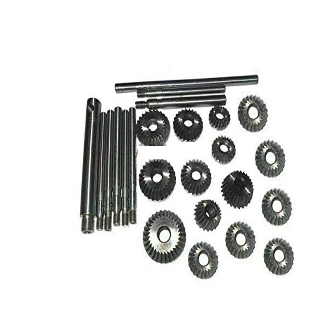 12 Piece Valve Seat & Face Cutter Set Of 12 Pcs Carbon Steel