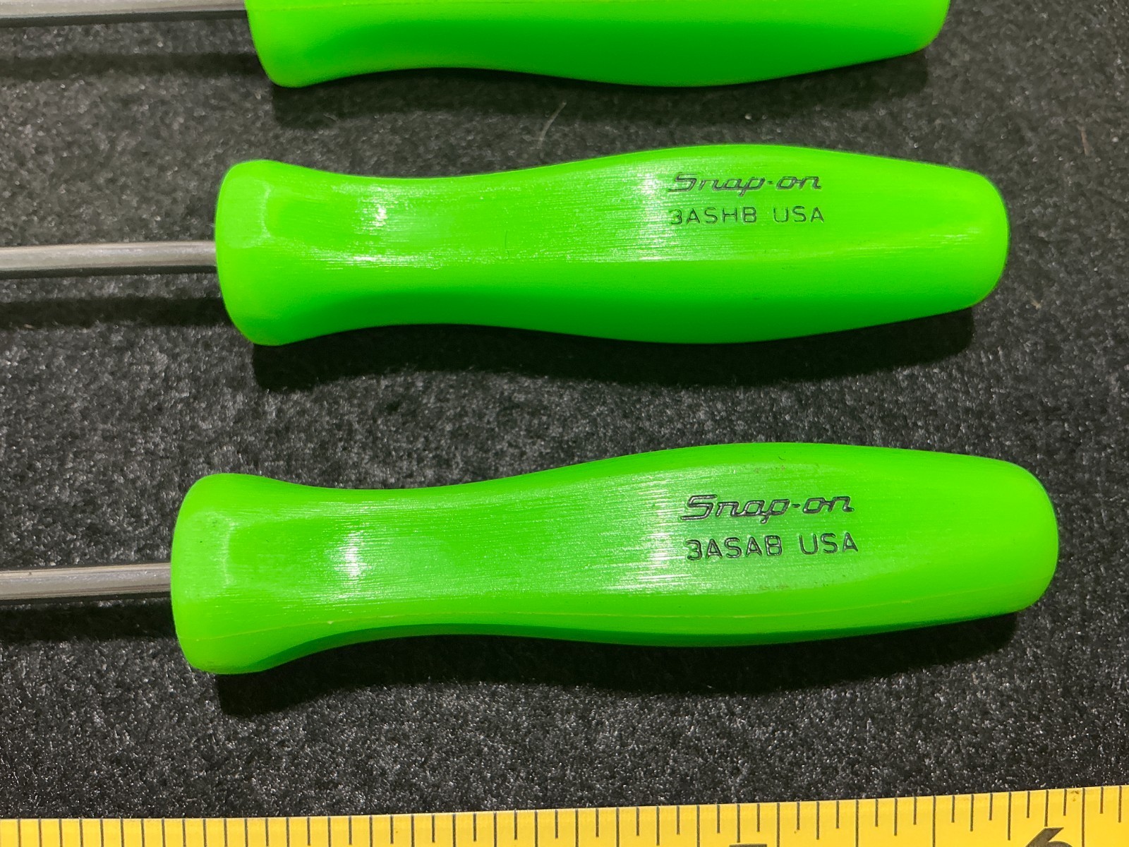 Snap-on Pick Set ASA204BG GREEN HARD HANDLES Zombie