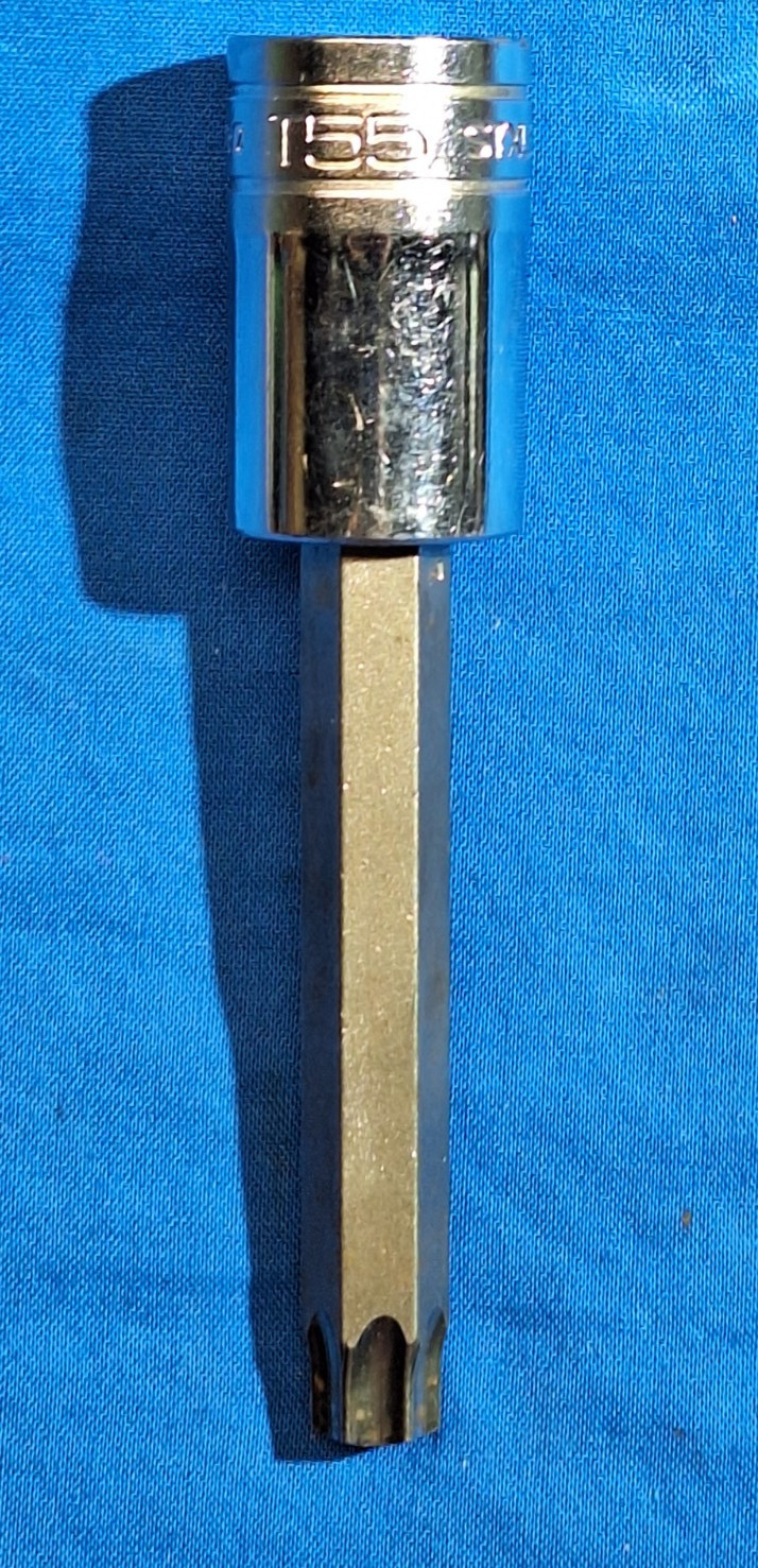 Snap-On STXL55E 1/2″ drive LONG shaft T55 torx bit socket