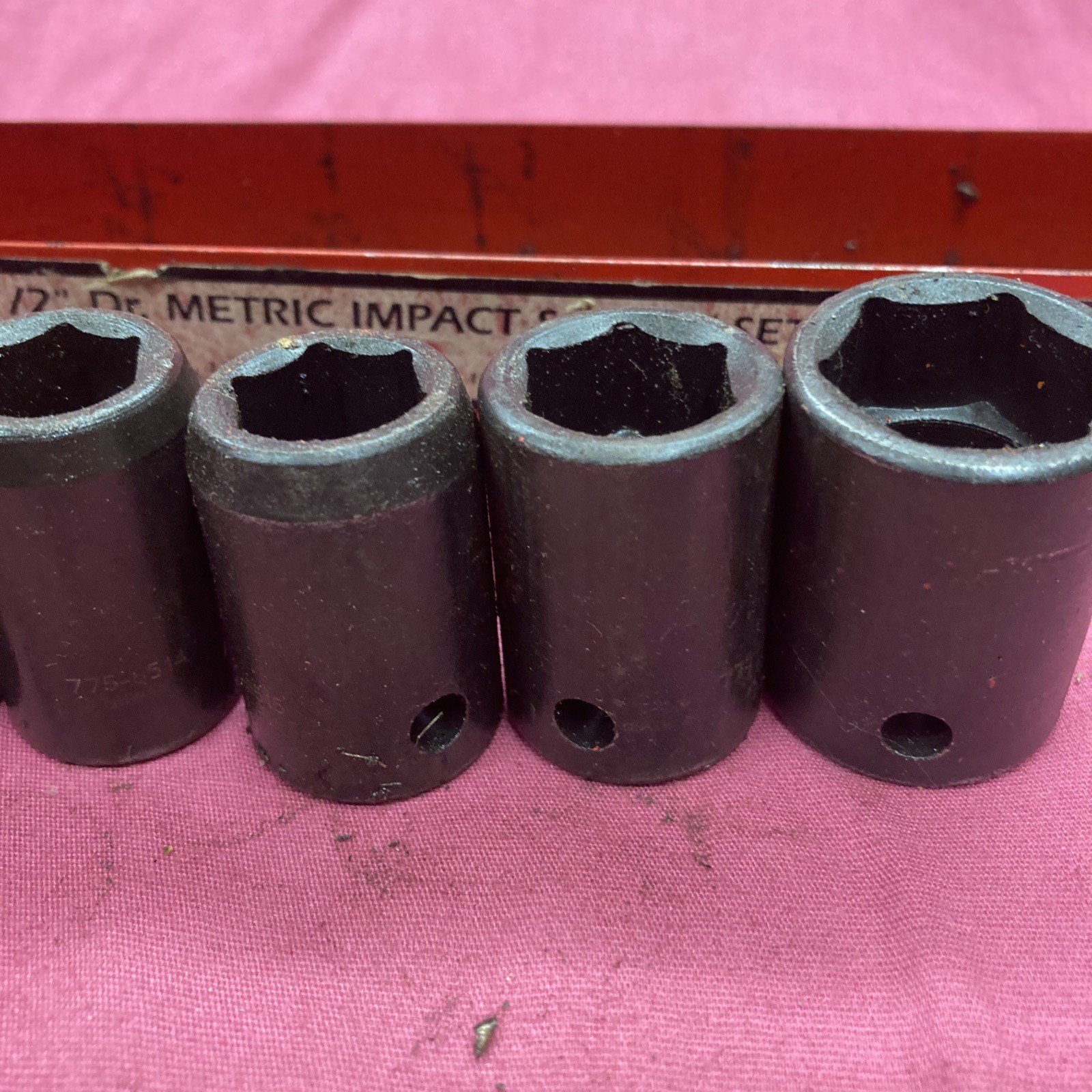 Napa Evercraft 1/2” Drive Metric Impact Socket Set 10,12,13,14,15,17, 21mm
