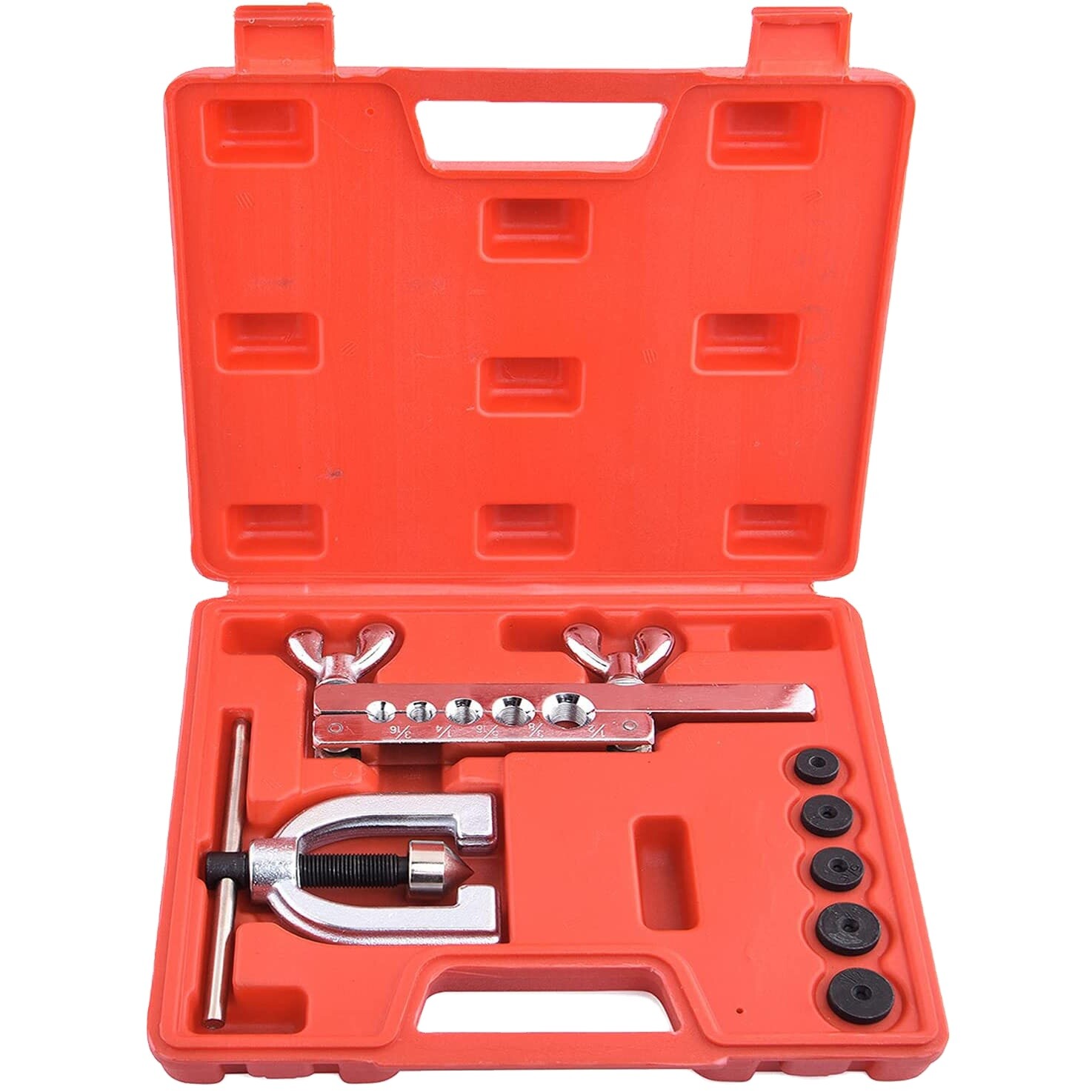 Double Flaring Copper Aluminum Soft Steel Brake Line & Brass Tubing Tool Kit