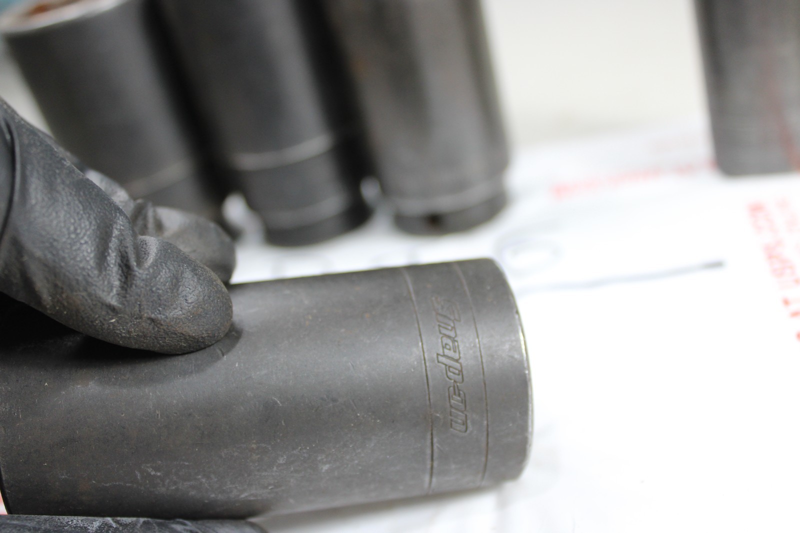 Snap On Tools 6-Pc Mixed SAE 1/2” Drive Deep Impact Socket Set USA Lot