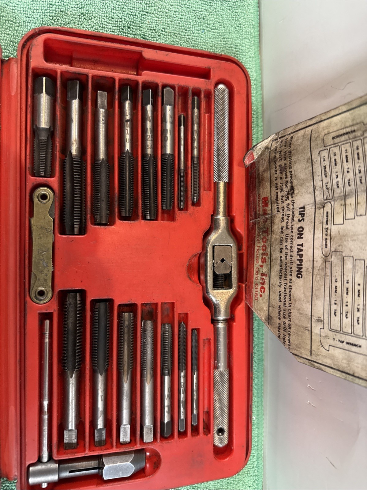 Mac Tools Metric Tap and Die set Rethreading 8017TS