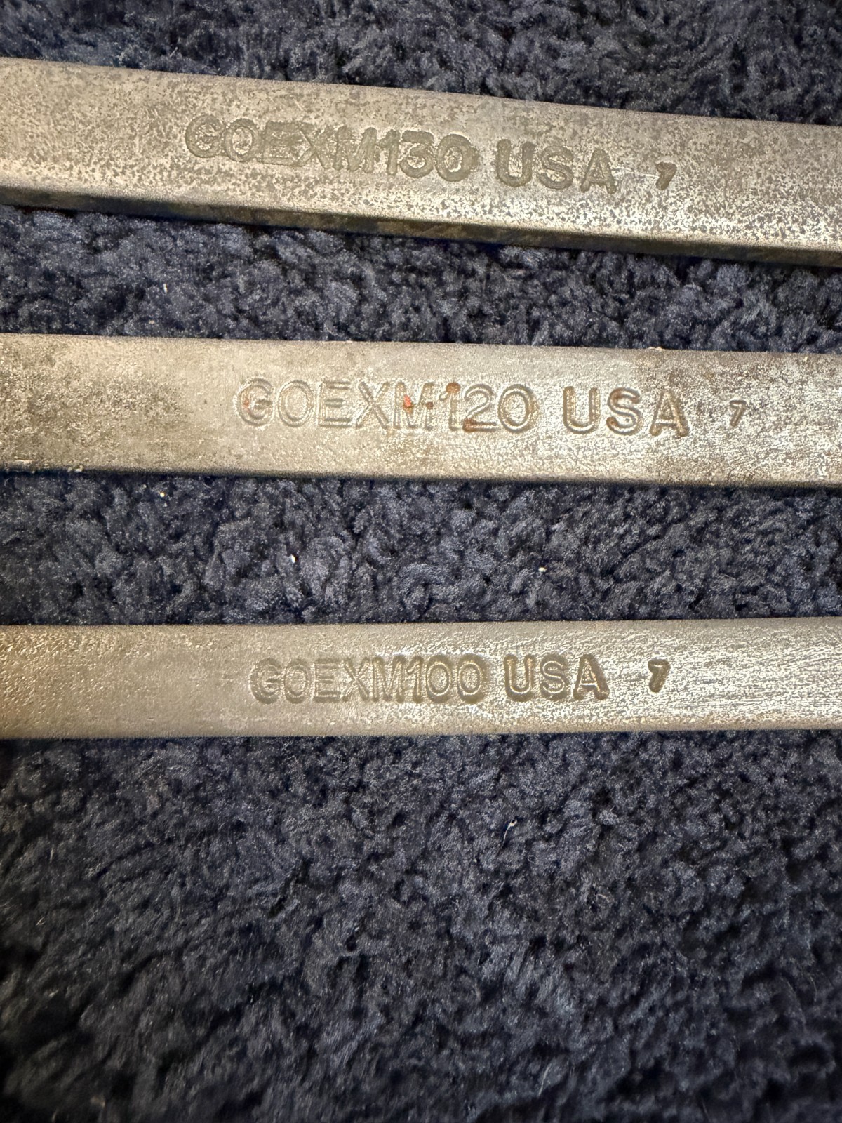 Snap-on 6 Piece Combination Wrench Set, GOEX See description for sizes. USED