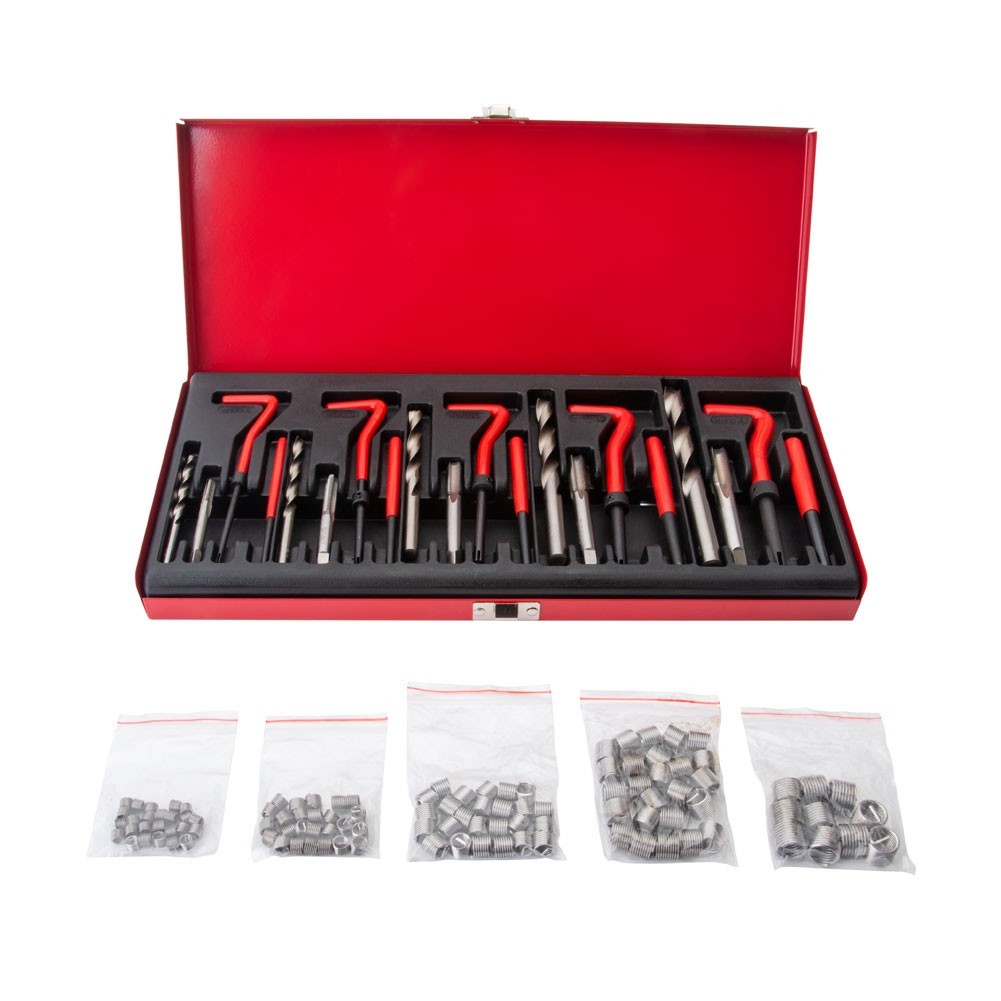 TUSK Thread Repair Master Kit (M5 – M12) with Steel Organizer