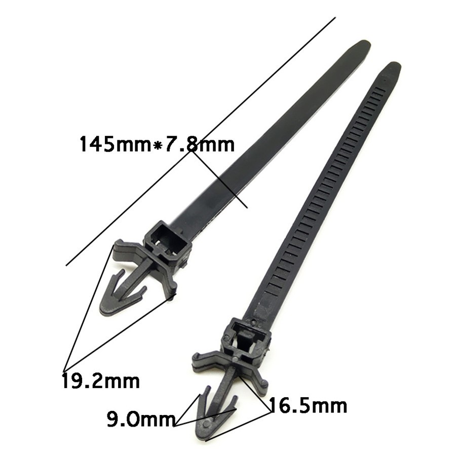 50Pcs Cable Ties Nylon Wrap Wire Zip Ties Fastener Clip UV Resistant 145×7.8mm