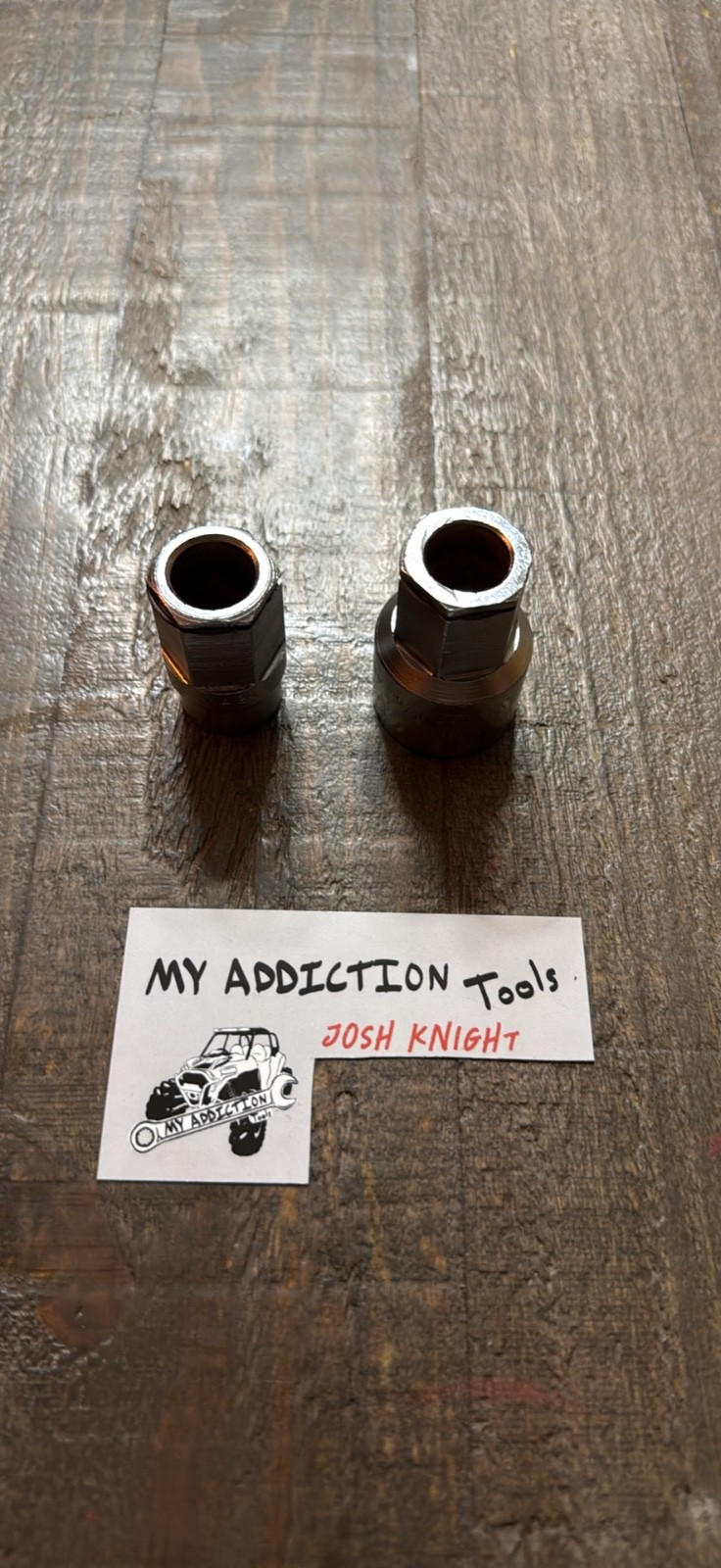 Snap on passthrough sockets no markings great shape price for pair