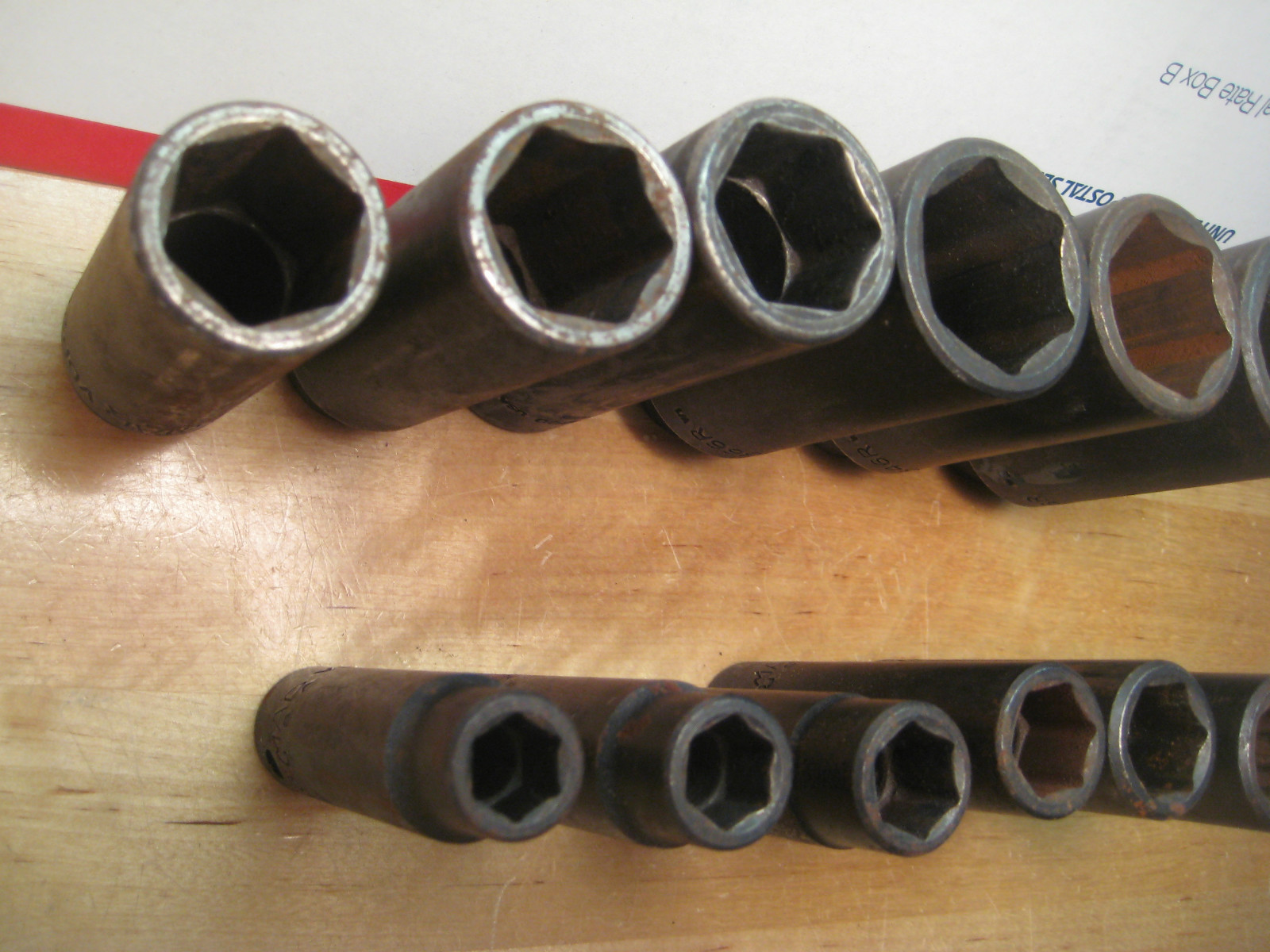 MAC & SNAP ON TOOLS 12PCS SEA DEEP IMPACT SOCKET SET 6-POINT 1/2DR