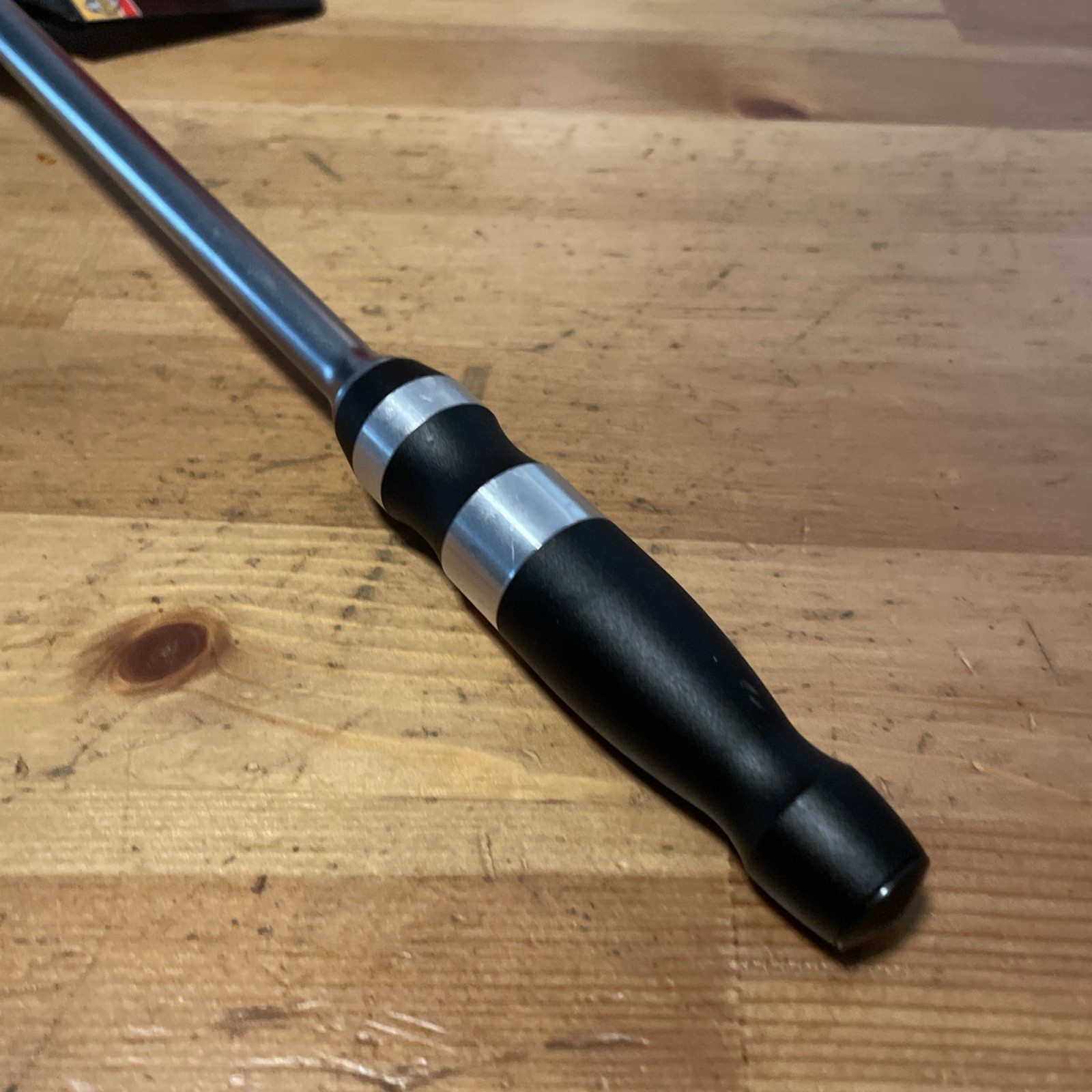 Klutch 12” Ratchet 3/8” Drive Aluminum Handle 90 Tooth 52310