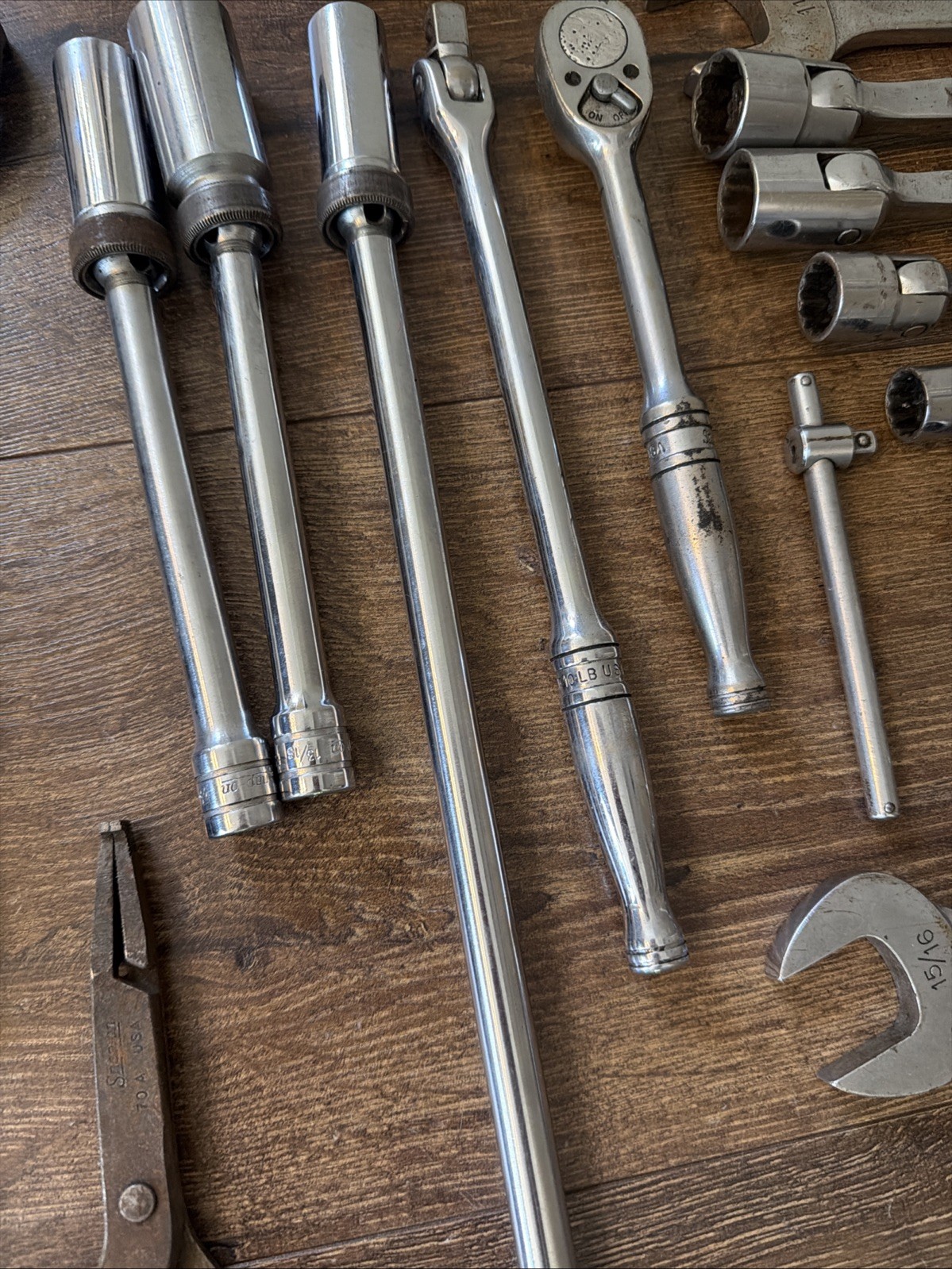 Large Snap On Mac Craftsman Tool Lot, Wrench’s screwdrivers Ratchet Flex Head
