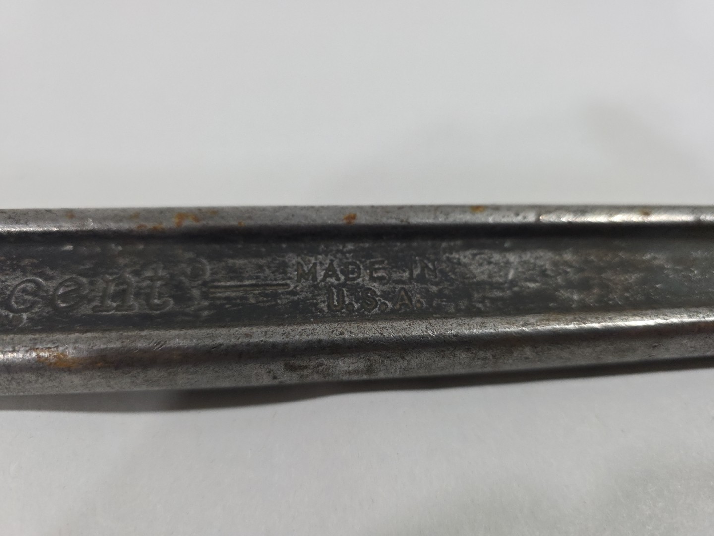 Vintage Crescent 18″ Adjustable Wrench Crestoloy Made in USA