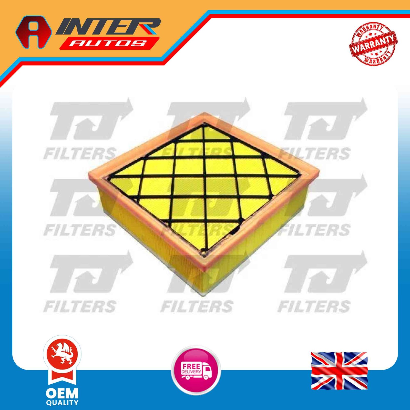 TJ Filters Service Kit Air + Fuel + Oil + Cabin Pollen Filter Fits Opel Vauxhall