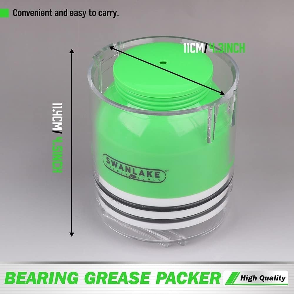 Premium Bearing Packer Kit Portable Handy Wheel Tool Effortlessly Flushes Old