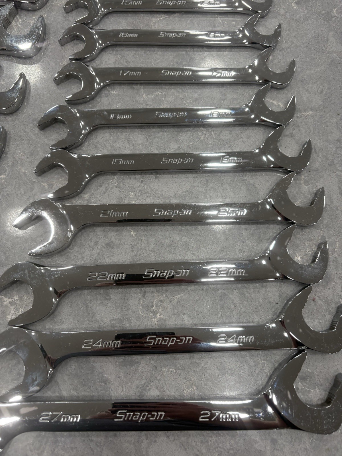 Snap-On FDP SAE And Metric Four Way Angle Wrench Set