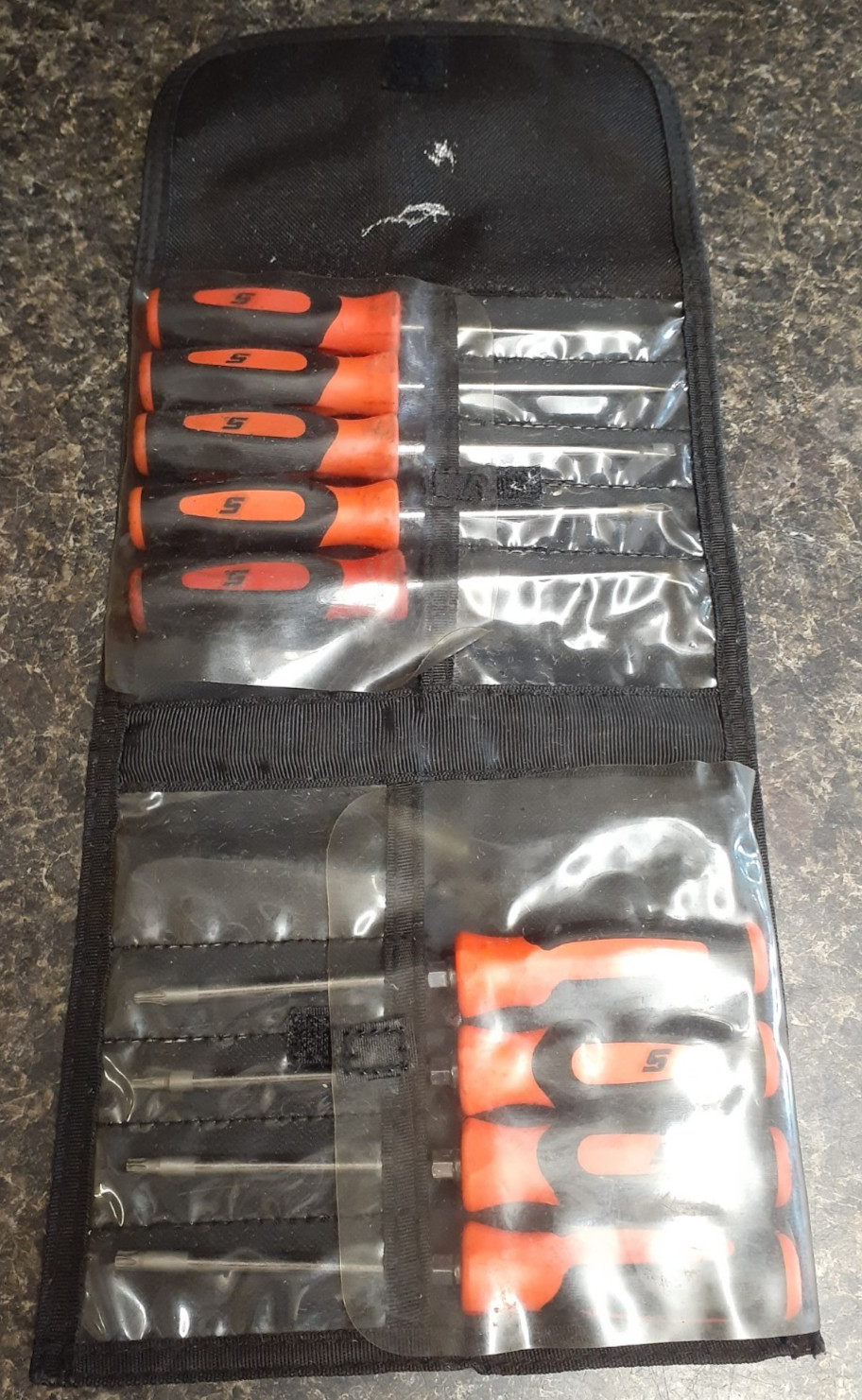 (RI4) Snap-On Tools 9 Piece Screwdriver / Torx Set SGDP301B / SGDT310B