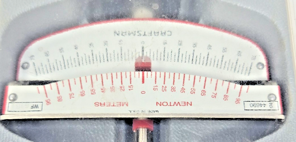 Vintage Sears Craftsman 3/8 drive Inch Pound Torque Wrench 3752t-01 NOS