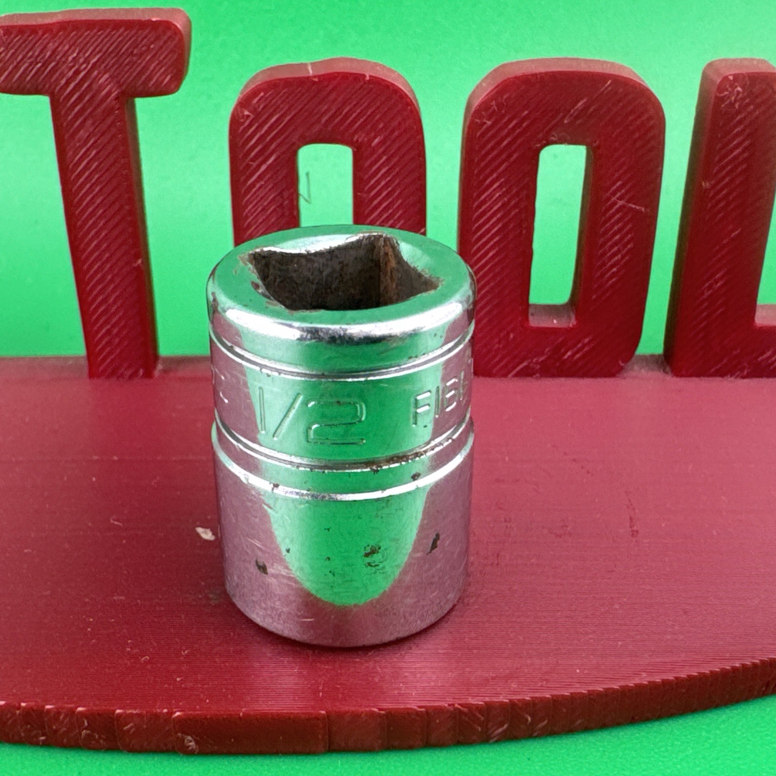 Snap On F161 3/8″ Drive 12-Point SAE 1/2″ Shallow Chrome Socket 1