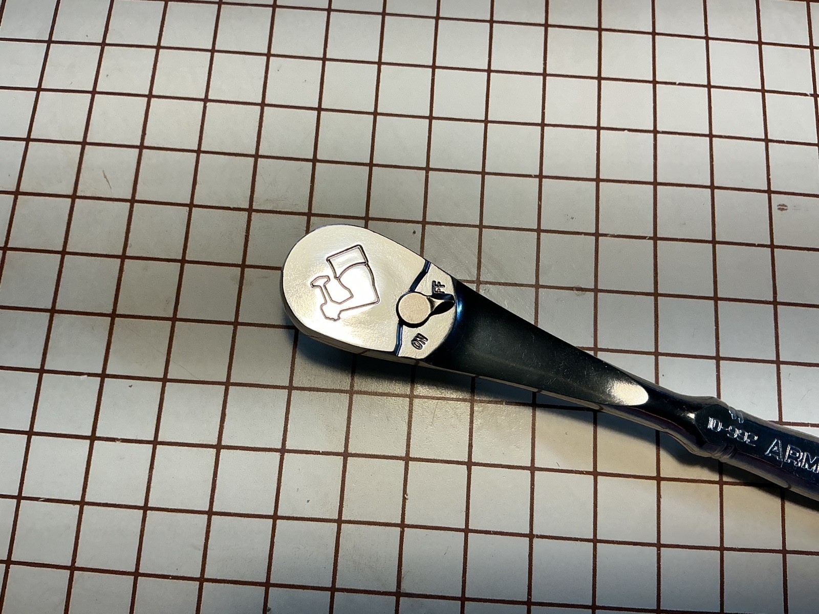 Armstrong Tools USA 10-992 MAXX Ratchet, 1/4″ Drive (ARM Logo) rare 88 tooth USA