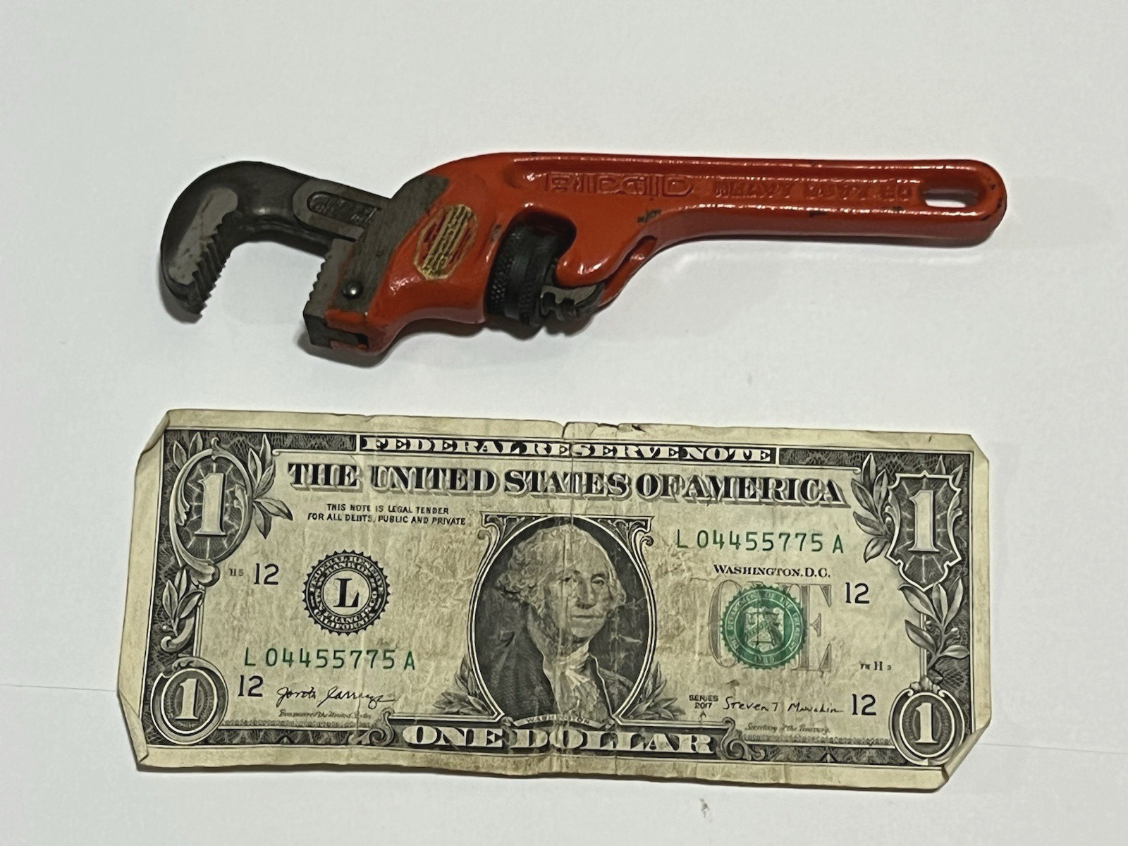 RIDGID E6 Ridge Tool Co 6″ Heavy Duty End Pipe Wrench USA NICE