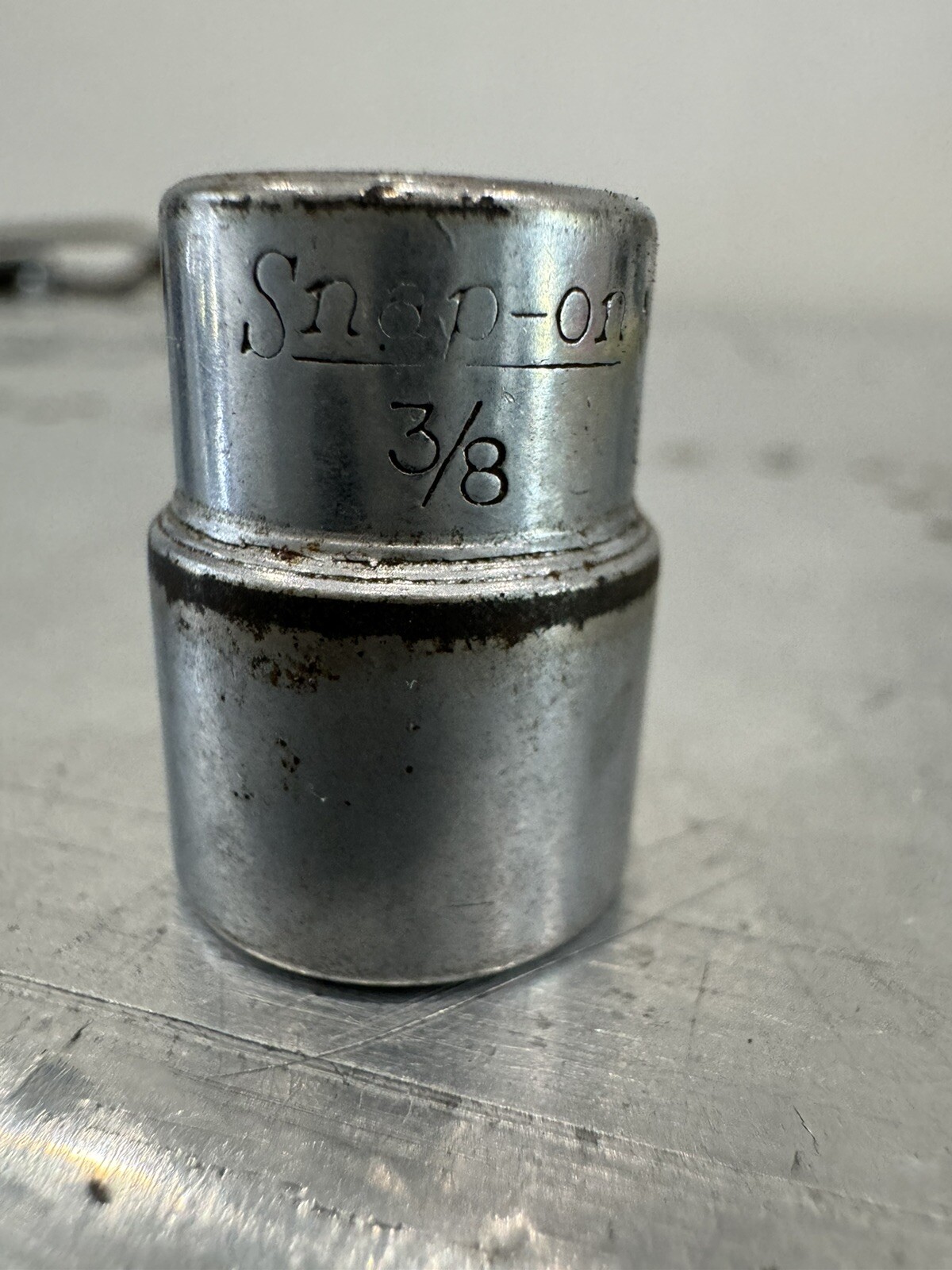 Snap-on MV412 – 3/8”, SAE, Chrome, 8 Pt. 1/4” Drive Shallow Socket USA