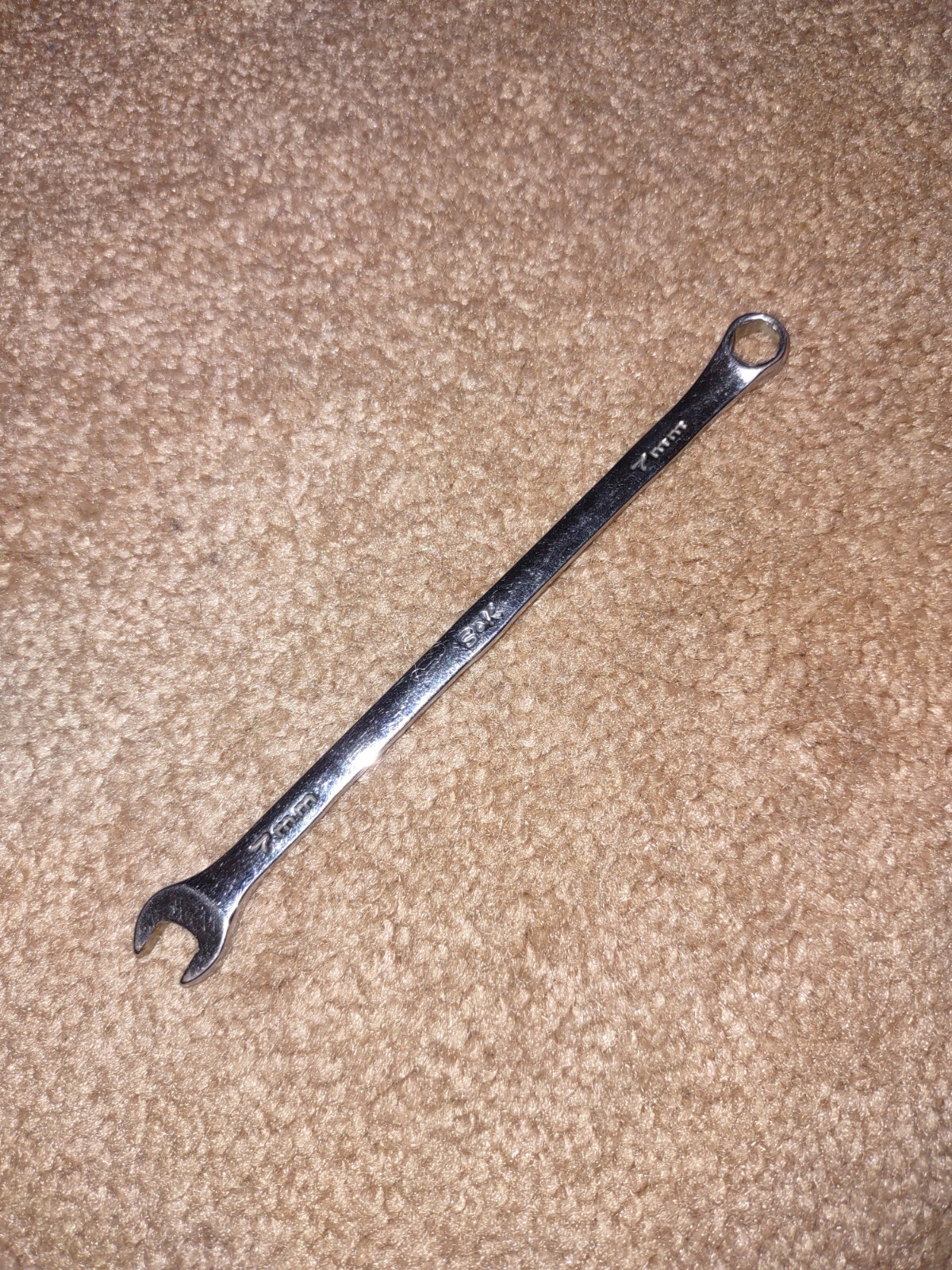 S-K Professional Tools #88707 Metric 7mm 6 Point Standard Combination Wrench