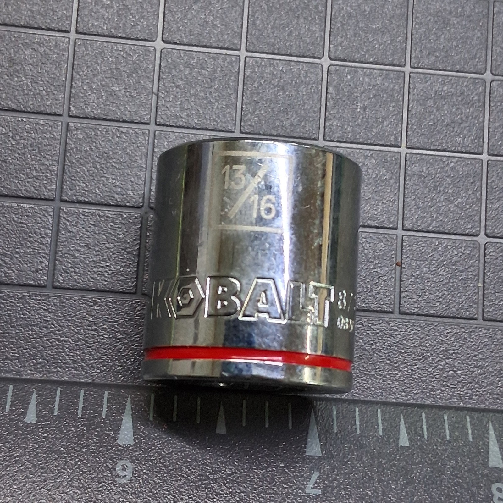 Kobalt 13/16″ SAE 3/8″ Drive 12-Point Chrome Socket