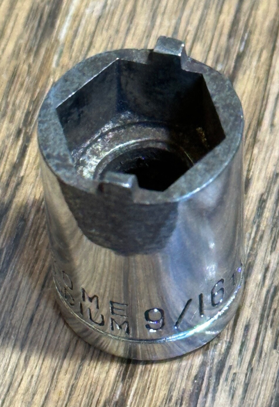 Set 9/16″ 2 Lug Tab Spanner MODIFIED Antenna Wiper Trim Lock Axle Nut Socket Lot