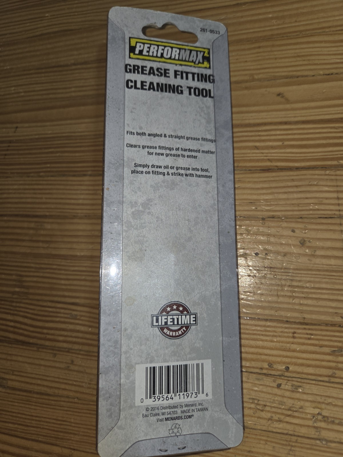 Grease Fitting Cleaning Tool – Fits Both Angled & Straight Performax 261-0533