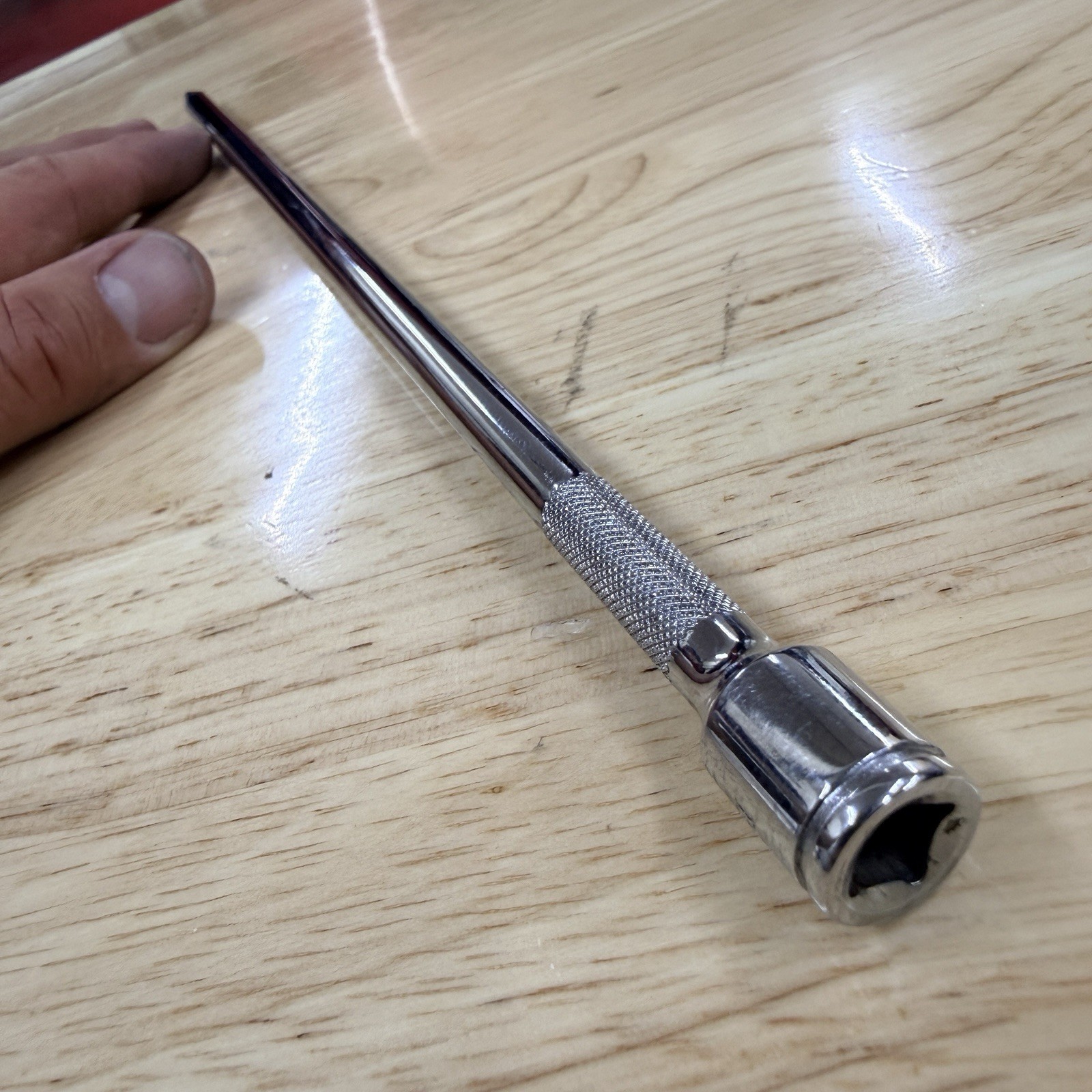 New ICON Professional 1/4” Drive 12” Long Chrome Extension E1L12