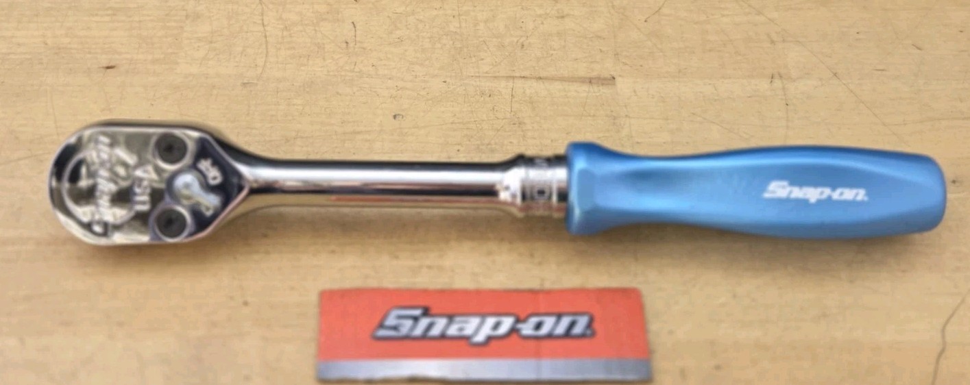 New Rare Snap On SHD80A – 1/2″ Drive Teal Hard Handle Ratchet