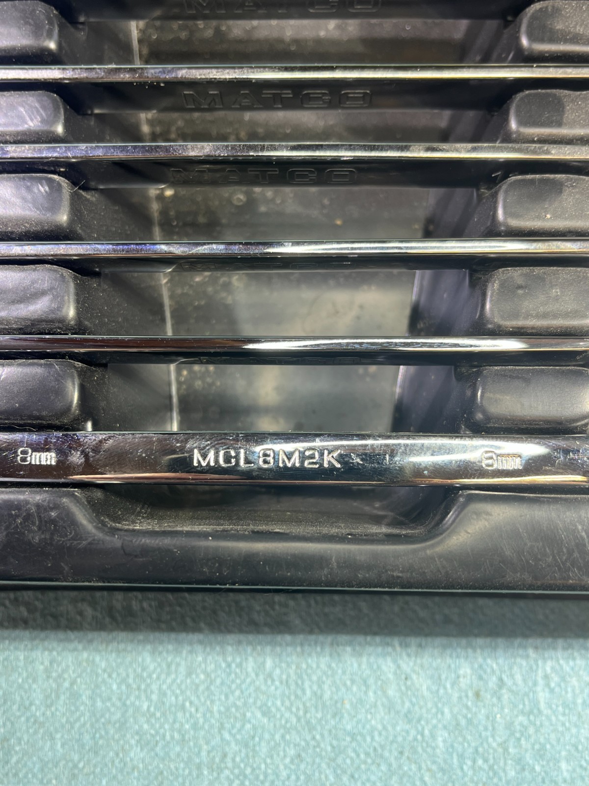 MATCO 12 PIECE LONG METRIC COMBINATION WRENCH SET Part No. SMCLM122K
