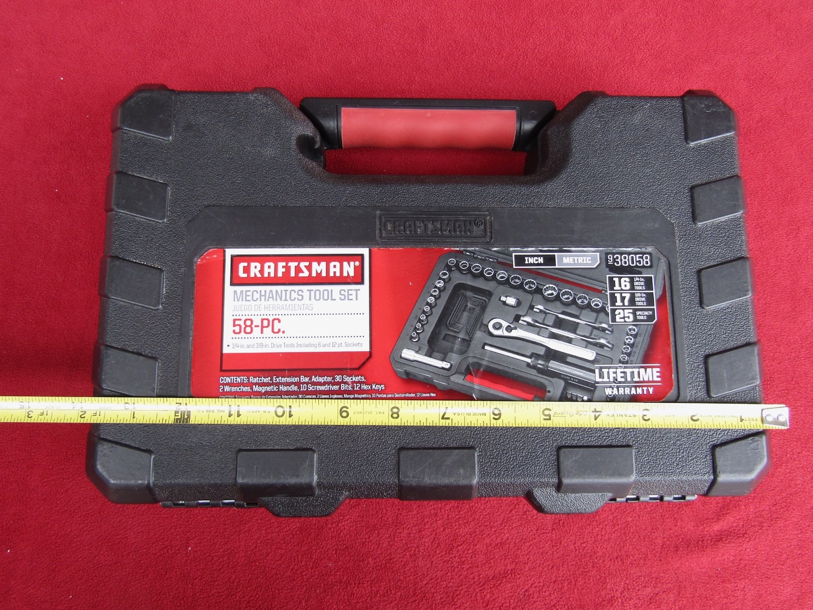 NICE CRAFTSMAN «Almost Complete» 58-PC Mechanics Tool Set 1/4″ & 3/8″ Dr Sockets