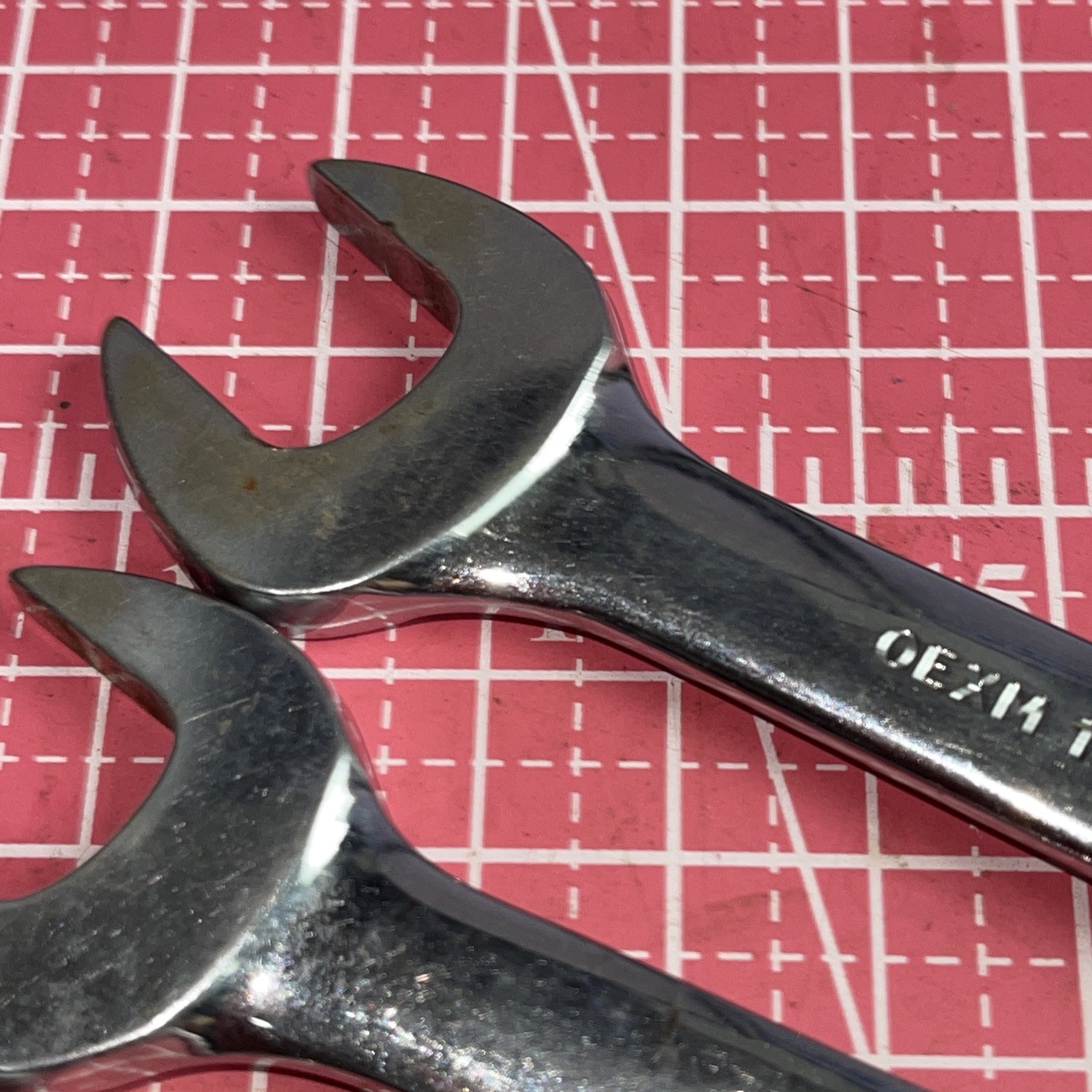 Snap on USA OEXM 6 Piece 12 Point Metric SHORT Combo Wrench Set 12-17 MM
