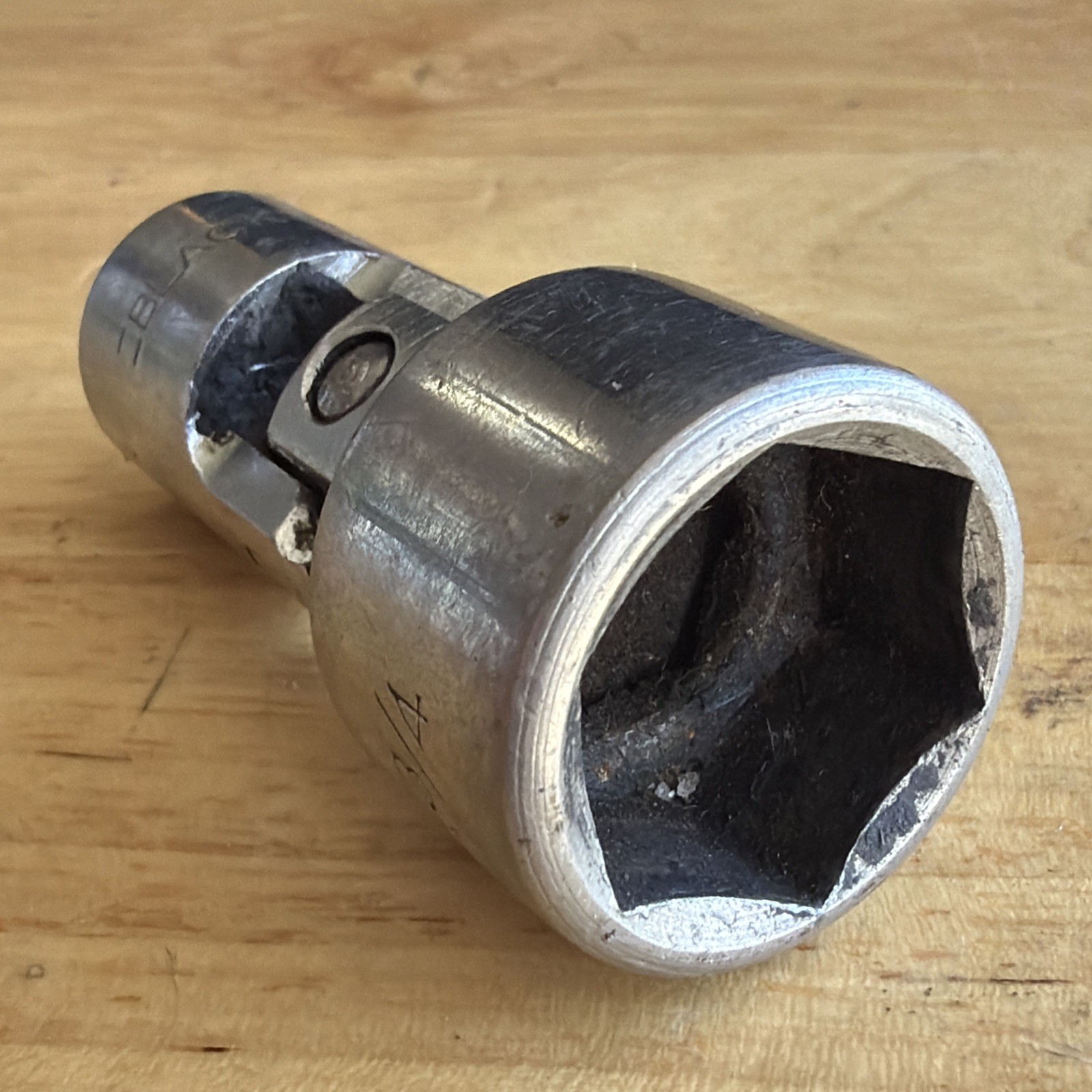 Blackhawk Tools 3/4″ Universal Swivel Socket 3/8″ Drive 6 Point 30224 USA