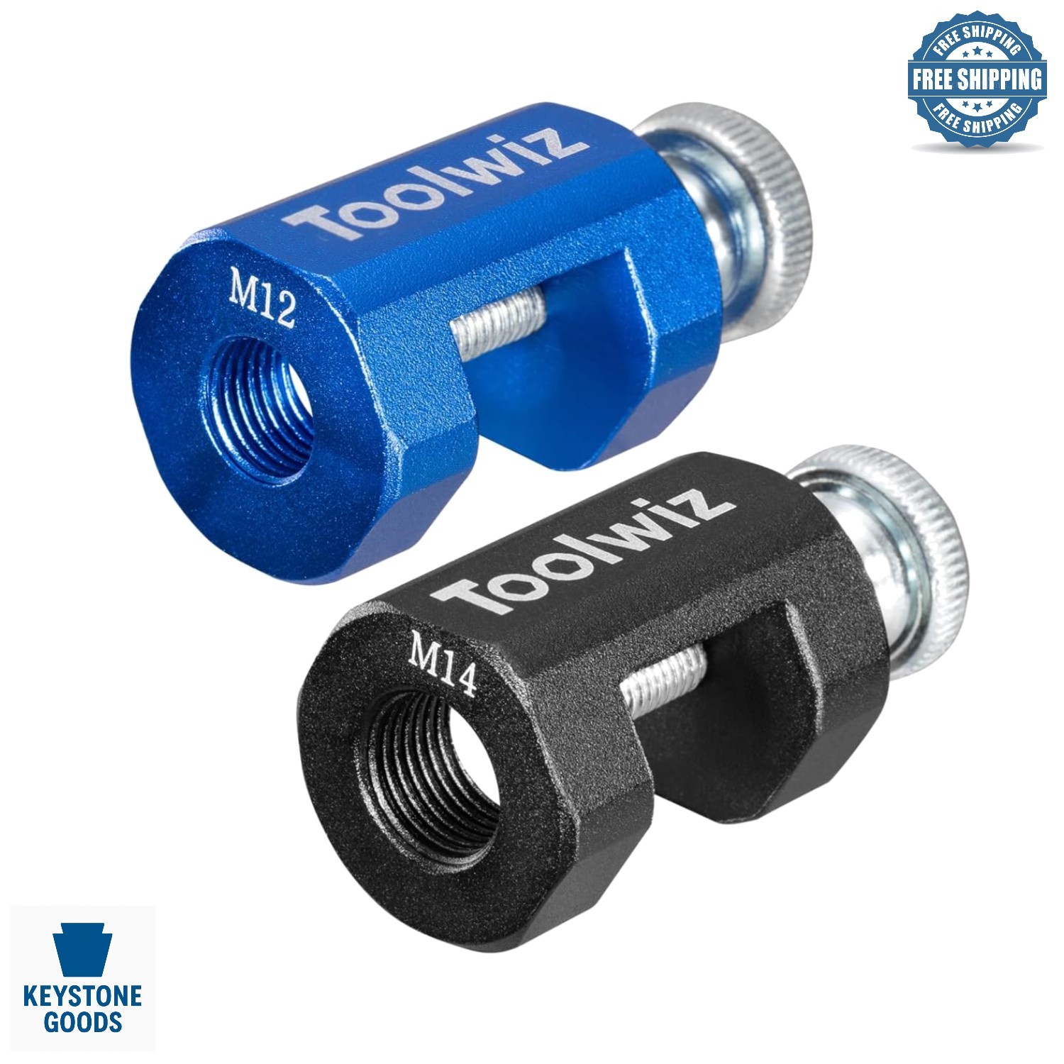 2PCS Spark Plug Gap Tool Kit for 12mm & 14mm Threaded Spark Plugs