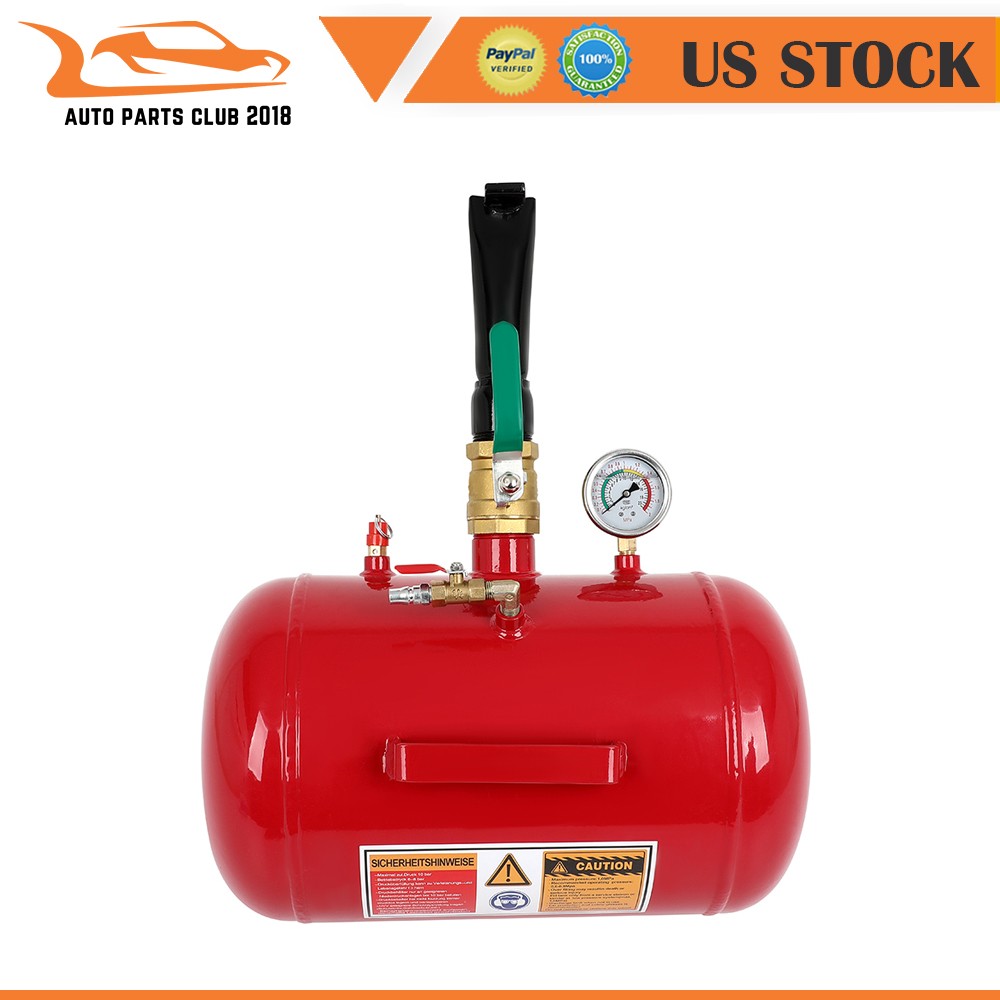 Red 5 Gallon Air Tire Bead Seater Blaster Tool Seating Inflator Truck ATV 145PSI