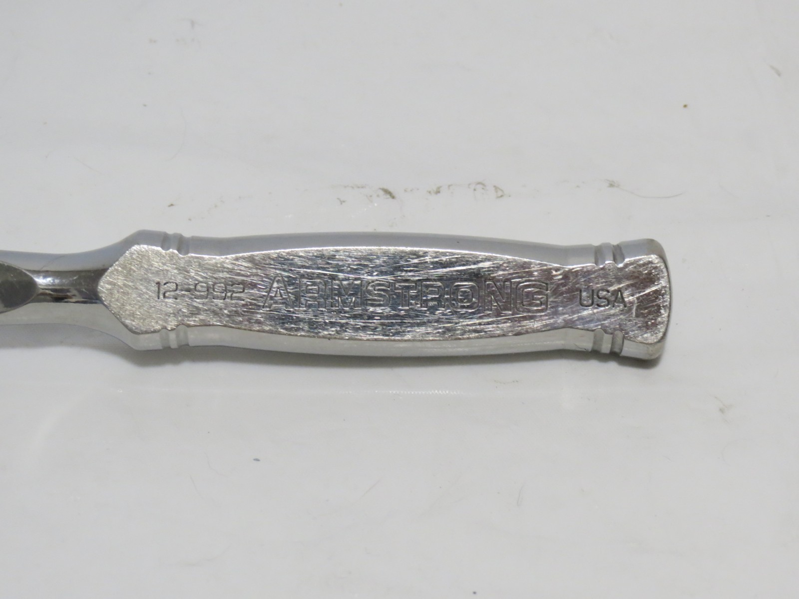 Armstrong Tools USA 12-992 Polished 1/2″ Ratchet Long 10.25″ Used