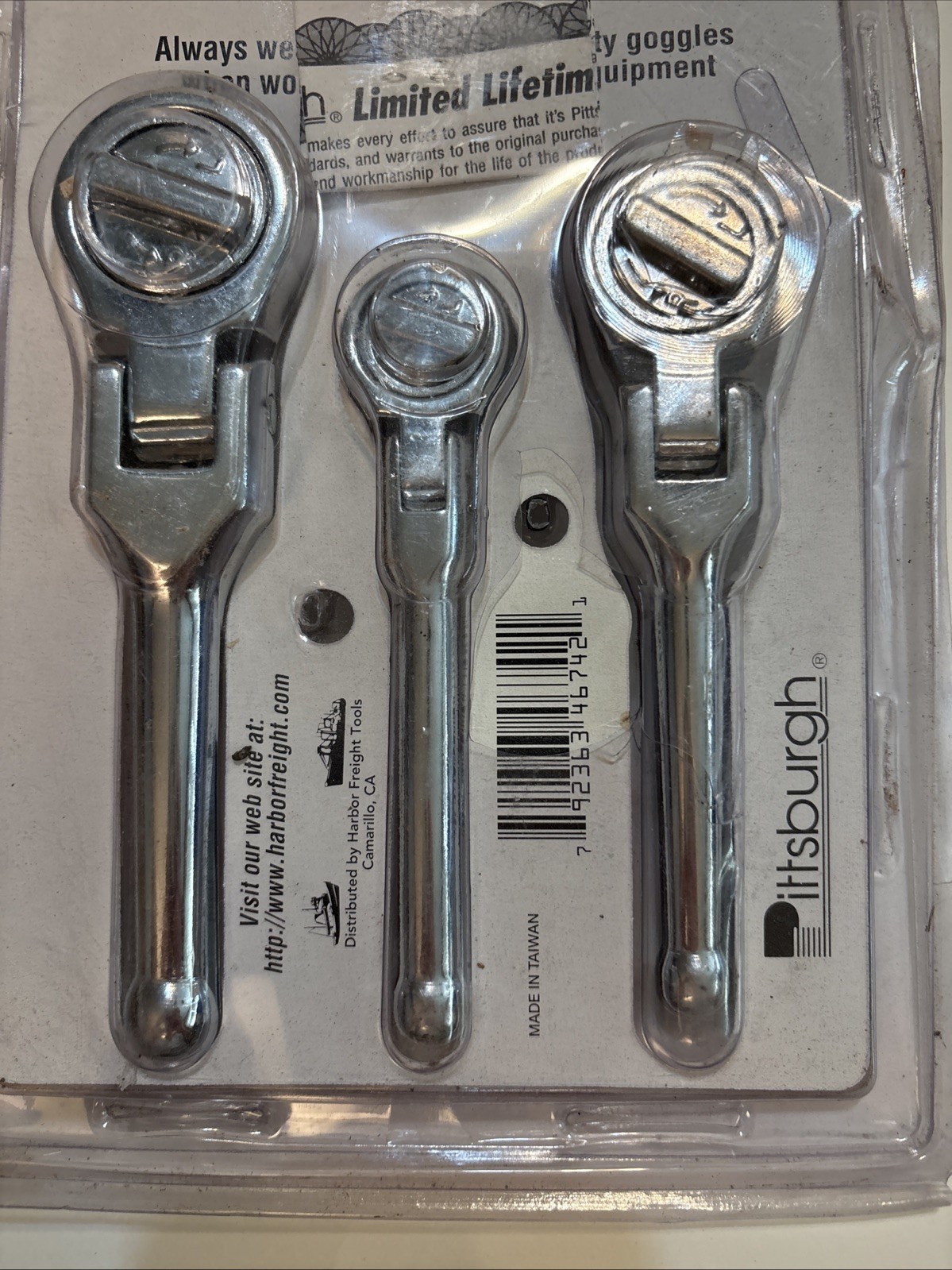 Flex Head Stubby & Thumbwheel Ratchet Set 1/4 3/8 1/2 Wrench Wrenches Tight Spot