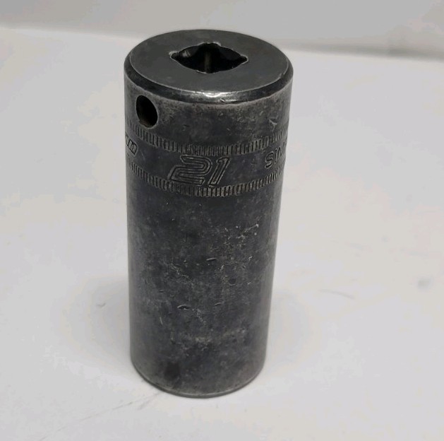 Snap-on SIMFM21 Deep Impact Socket 21 mm Metric 3/8″ Drive 6-Point USA Snap On