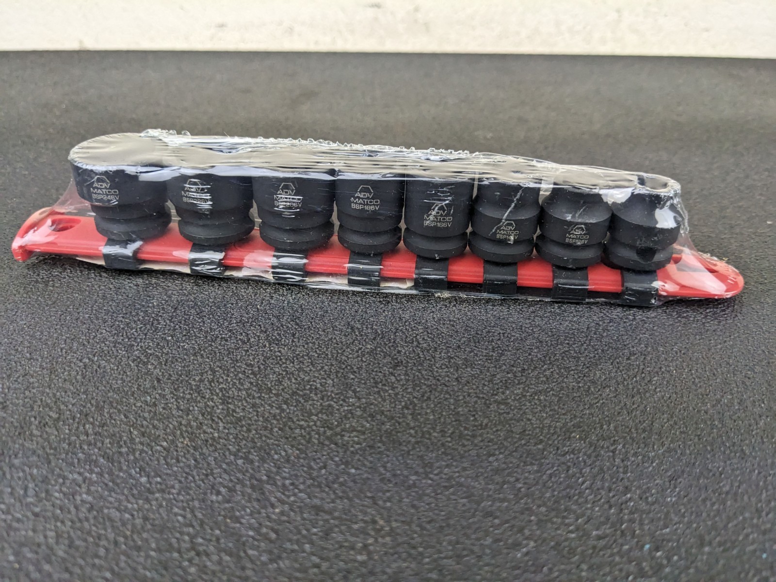 #bp128 Matco Tools NEW 8pc SBSP86V 3/8″ Drive SAE 6 Point Stubby Impact Socket