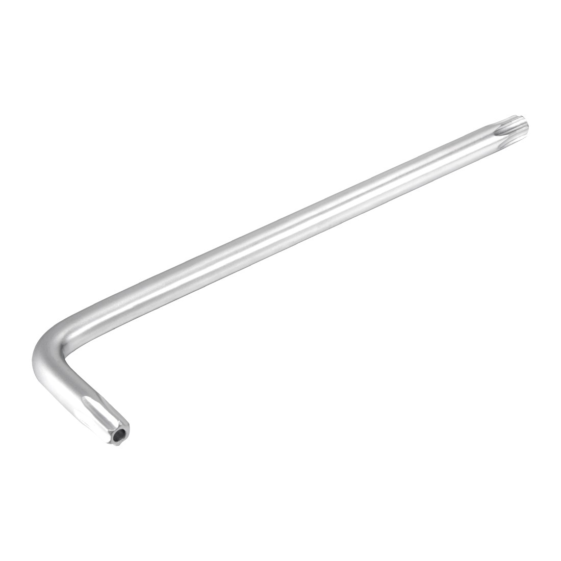 Long Tamper Proof Torx Star Key Bit Wrench L-Shape Nickel Plated T45