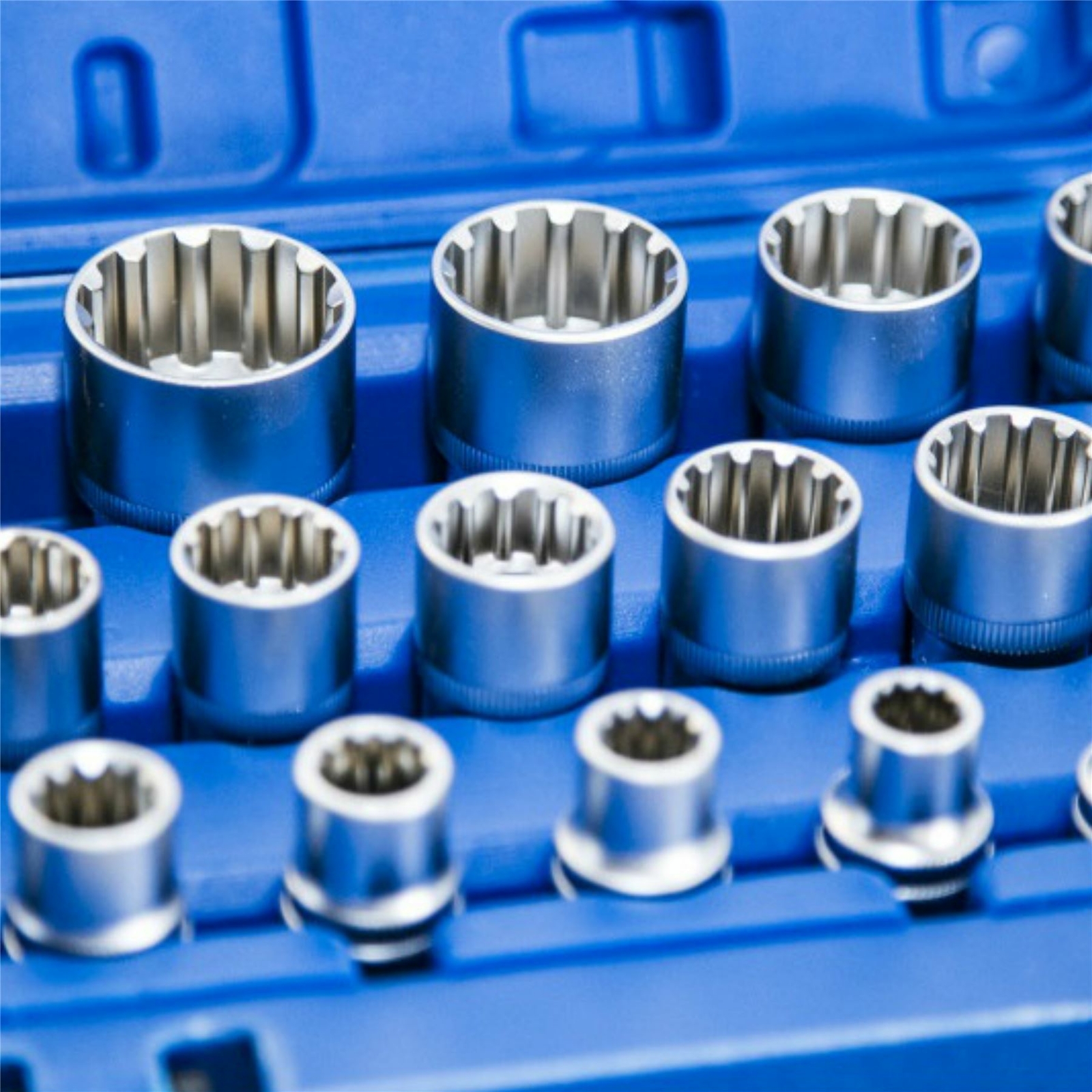 19pc Gear Lock Multi Socket Set 8-32mm 1/2″ Dr Double Hex T Star AF MM 01554