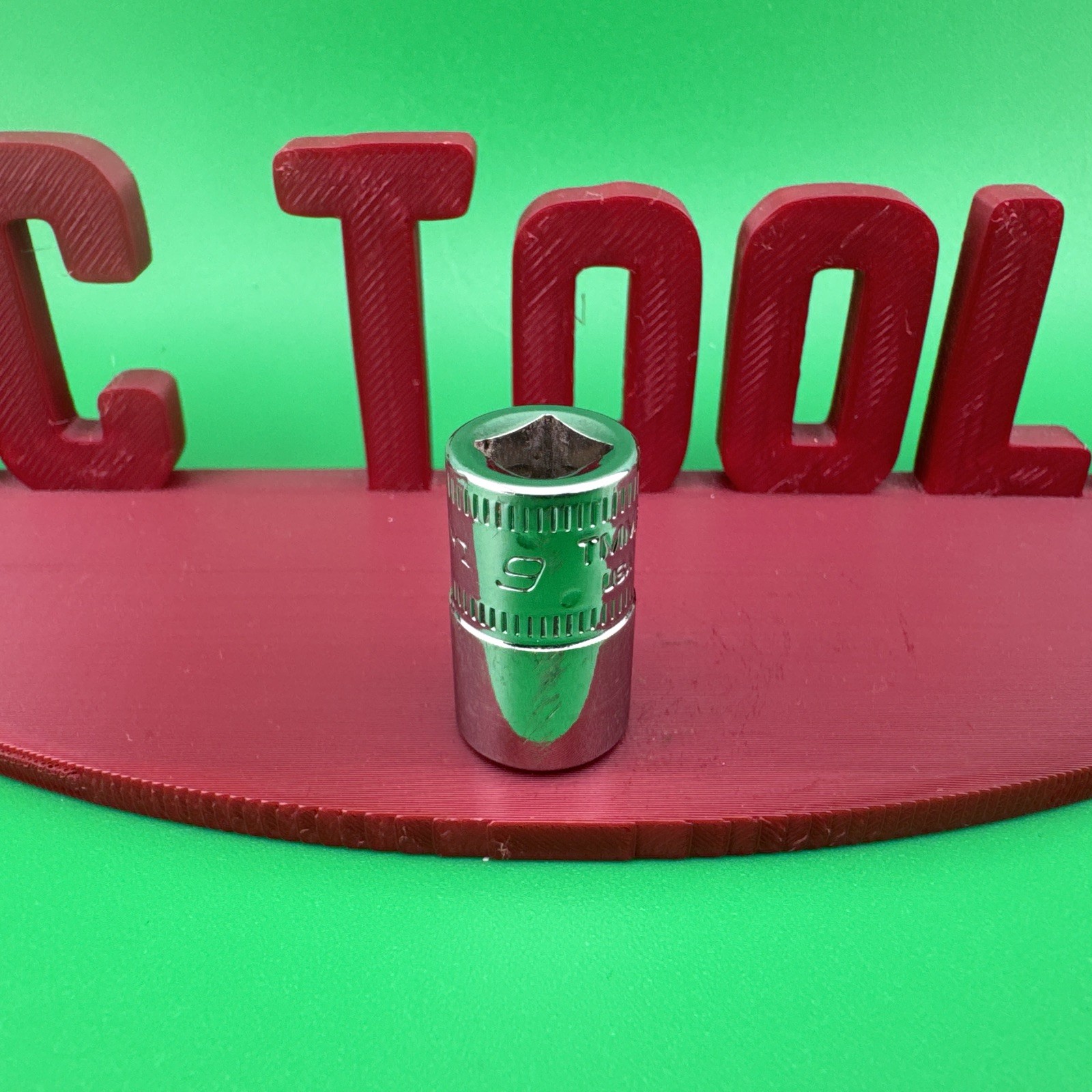 Snap On TMM9 1/4″ Drive 6-Point Metric 9mm Shallow Chrome Socket 1