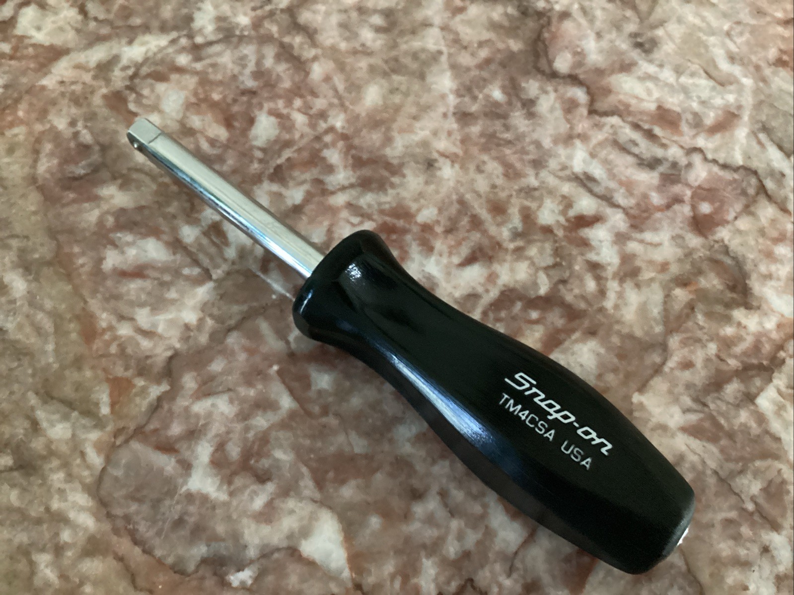 Snap On ToolsTM4CSA Black 1/4” Standard Shank Driver NOS Reduced Price!