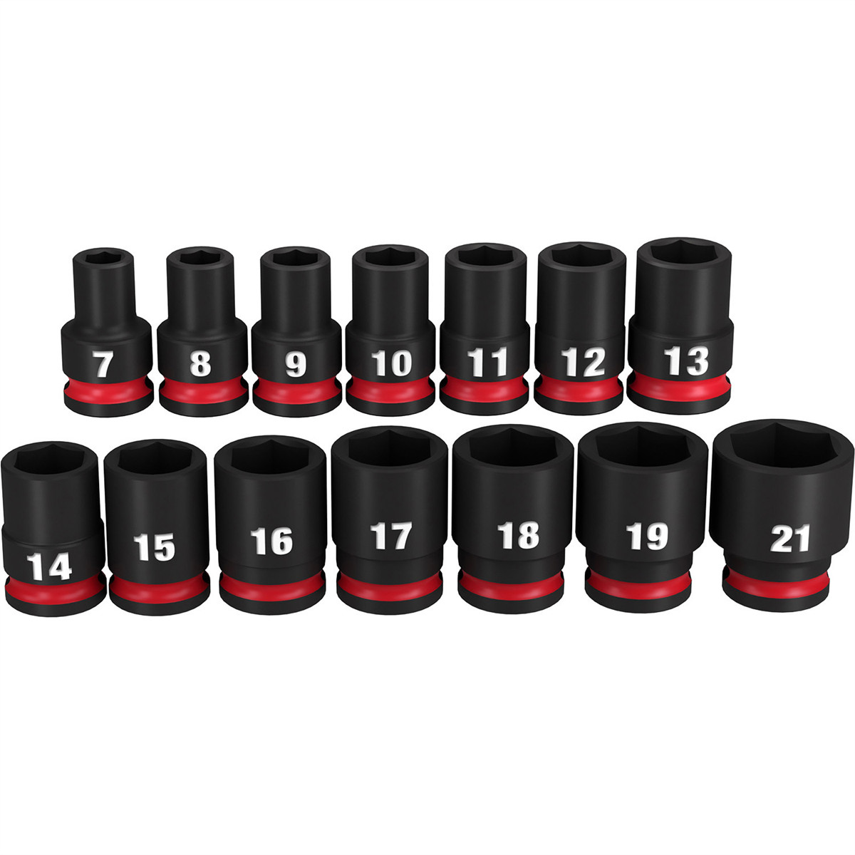 Milwaukee Tool 14PC SHOCKWAVE Impact Duty 3/8″ Drive Metric Standard 6 Point So