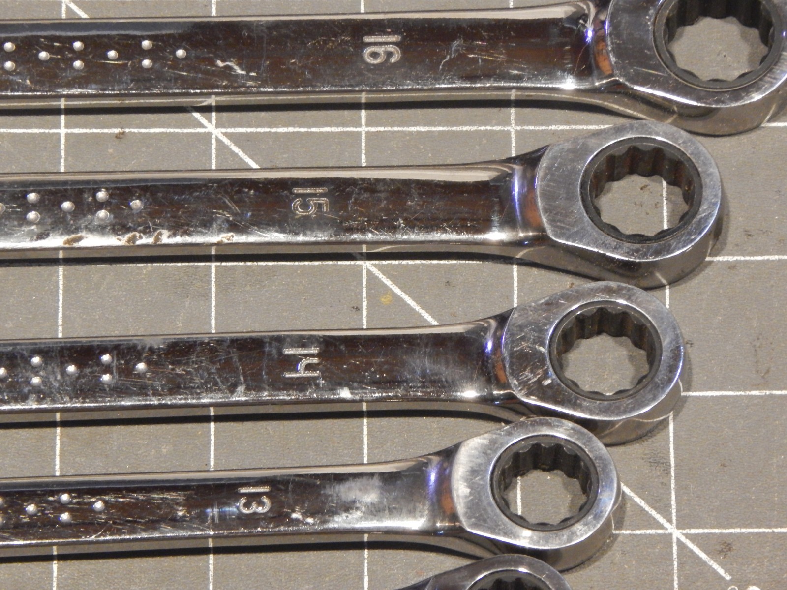 Mac Expert 12Pc Metric XL Extra Long Double Box Ratcheting Wrench Set 8MM 19MM
