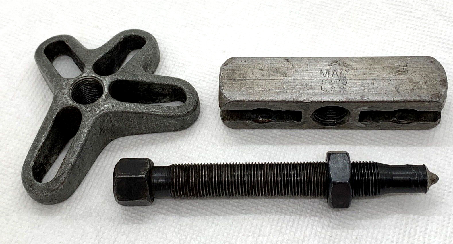 Auto Tools Puller Yoke Set Lot Pressure Screw Harmonic Balancer Pulley Gear MAC