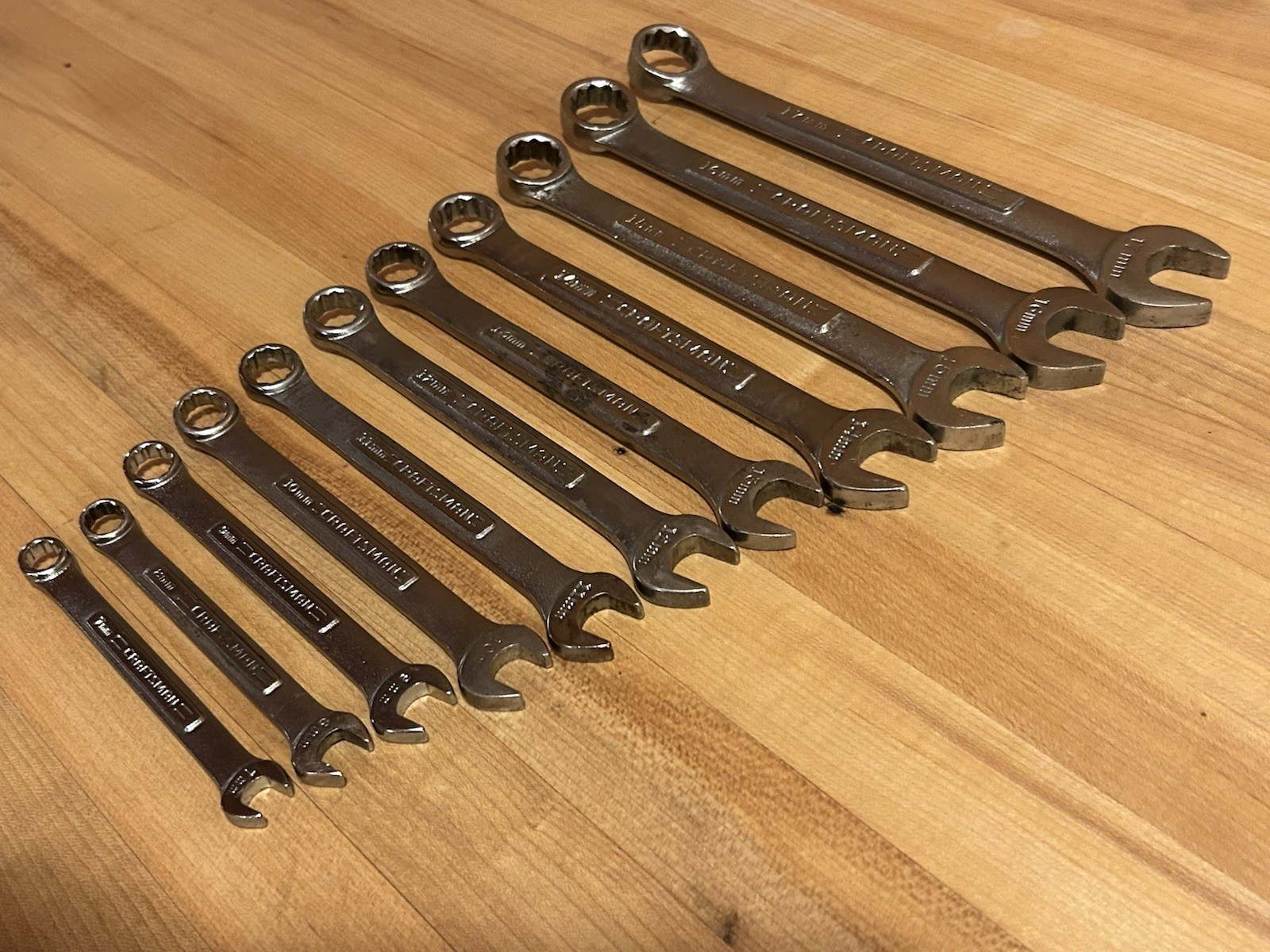 Craftsman USA | 11pc Metric 12 Point Combination VA Wrench Set (7mm – 17mm)