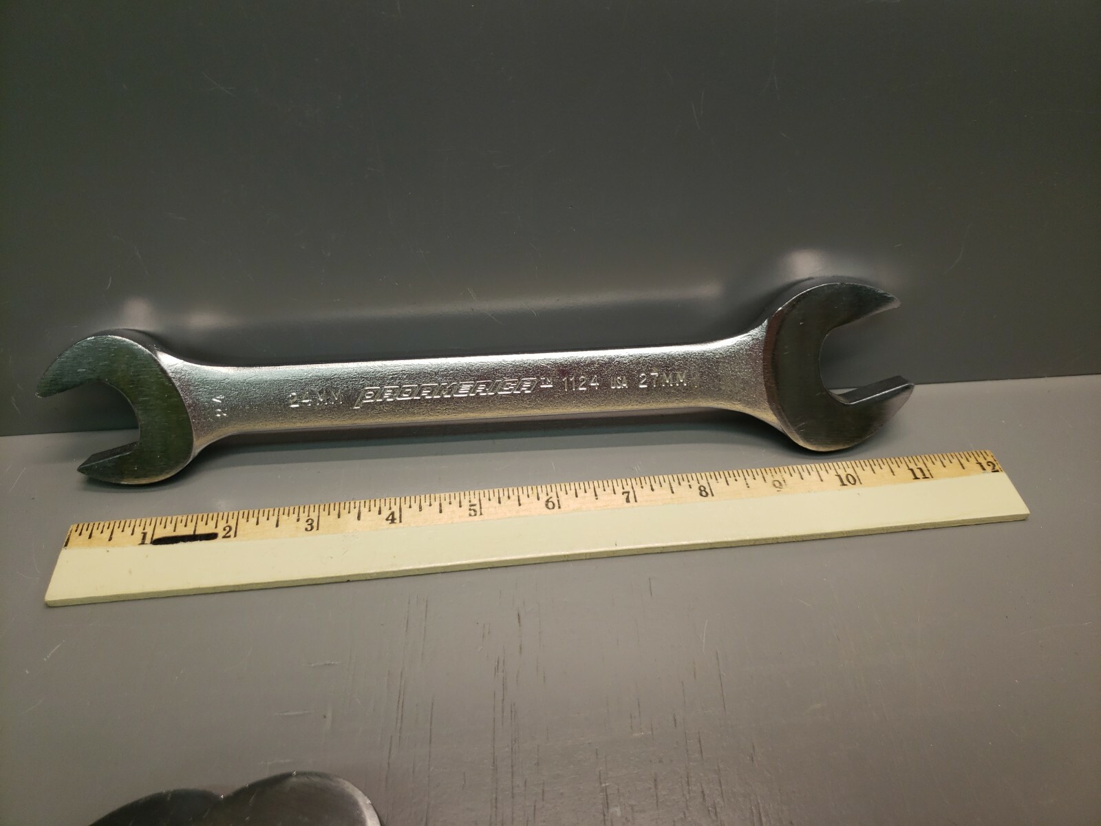 ProAmerica 24mm x 27mm Metric Wrench 1124 USA New! For the Mechanic & Craftsman