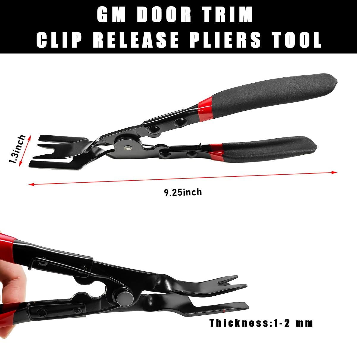Automotive Push Pin Pliers Panel Clip Removal Pliers Trim Clip Removal Tool